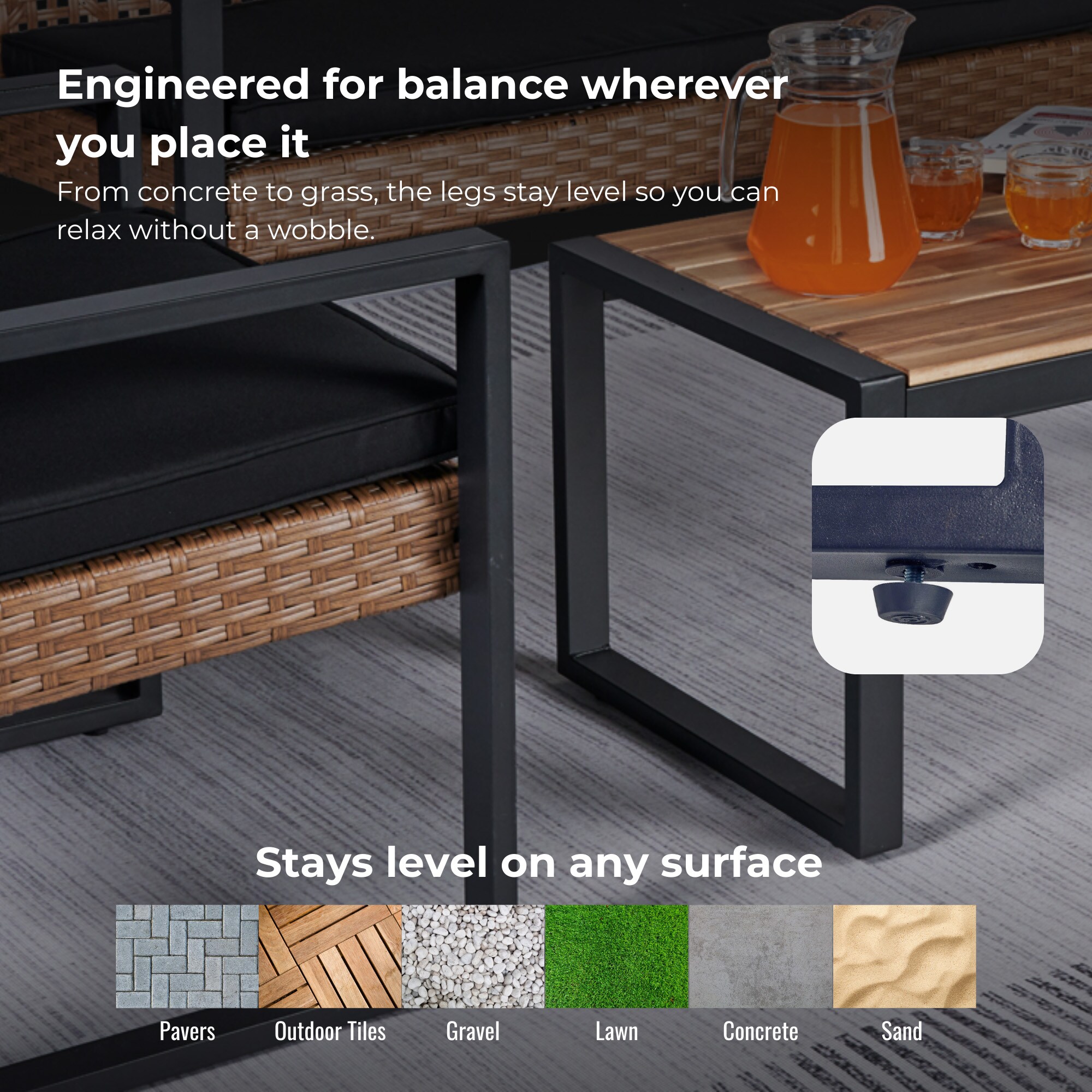 ToolCat LS2-103-HW Patio-Conversation-Sets - View #4