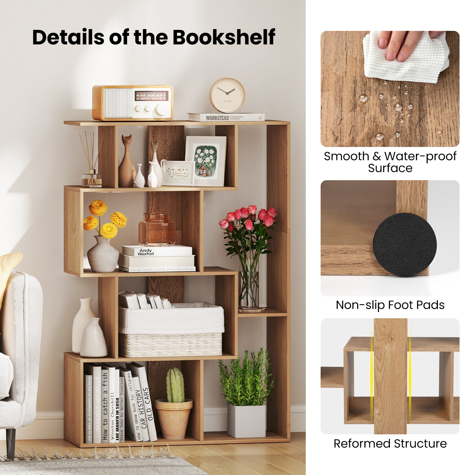 Slickblue D-CO-AN37801BC bookcases - View #7