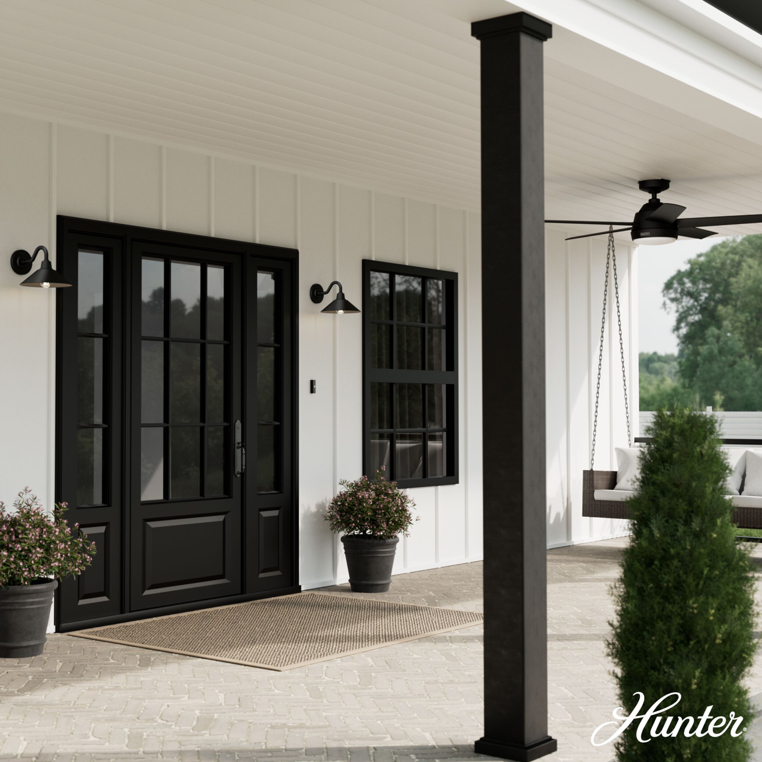 Hunter 46021 Outdoor-Wall-Lighting - View #3