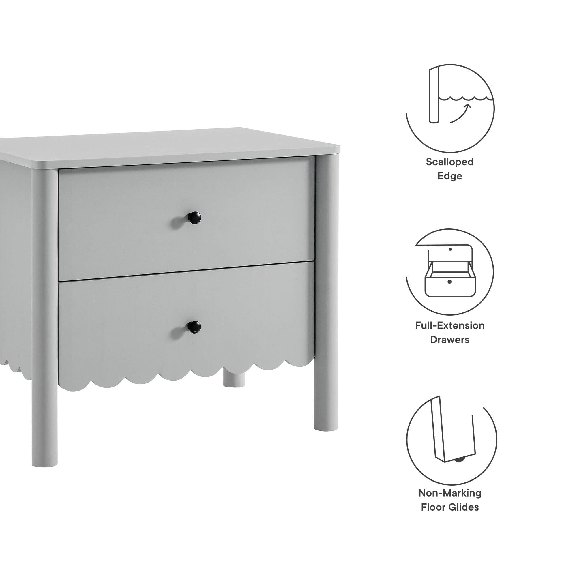 Modway MOD-7206-LGR nightstands - View #2
