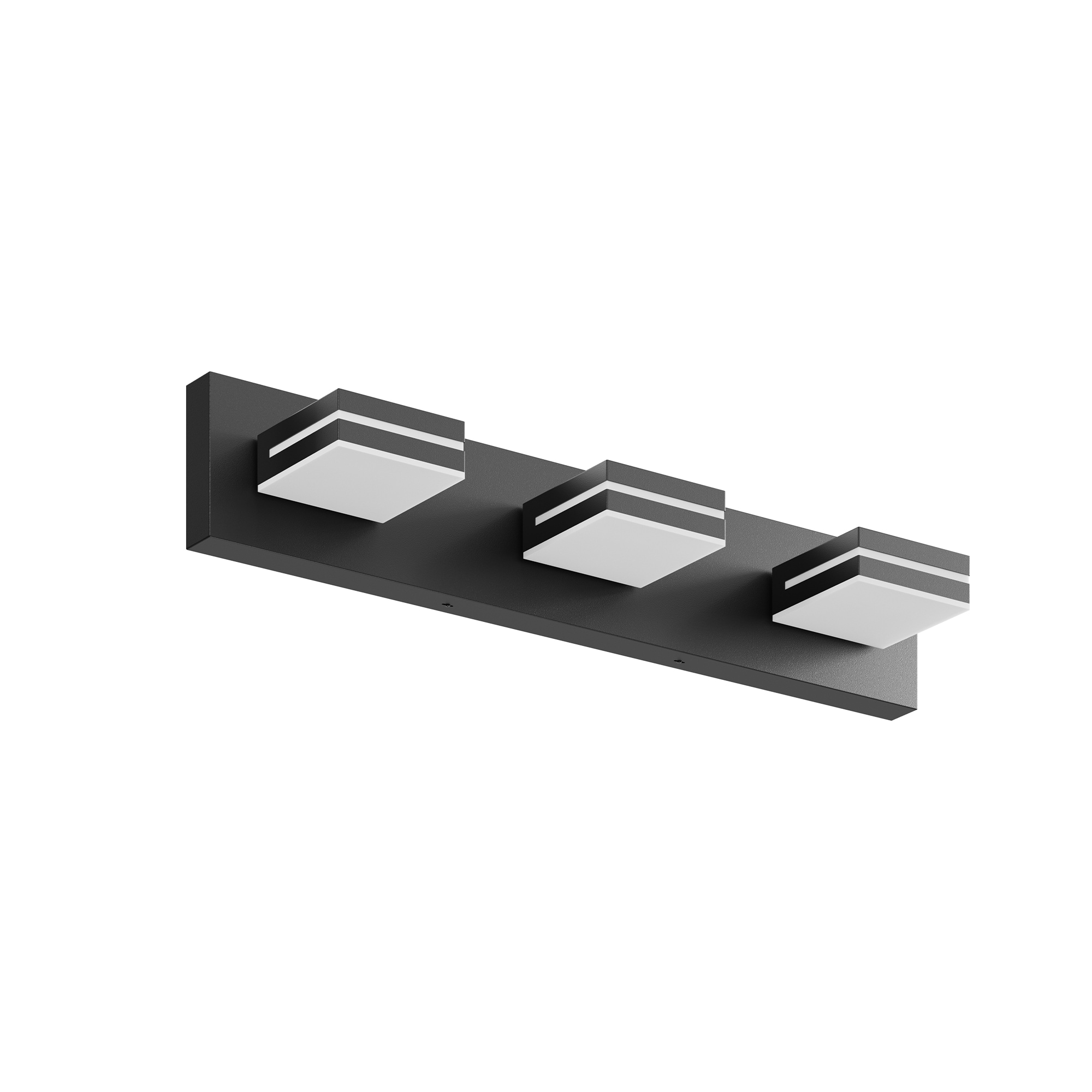 Ayelon - Vanity Lights 24-in 3 Light Black Integrated LED Modern/contemporary Bathroom Vanity light