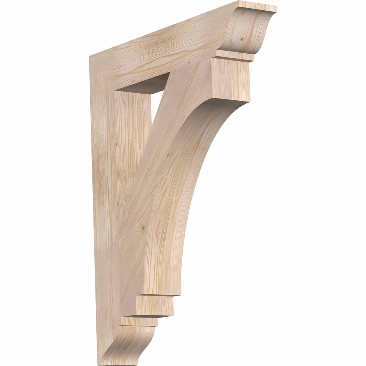 Ekena Millwork BKT06X32X40IMP01SDF Imperial traditional smooth 5-1/2-in x 32-in x 40-in Douglas fir Brown Wood Standard bracket