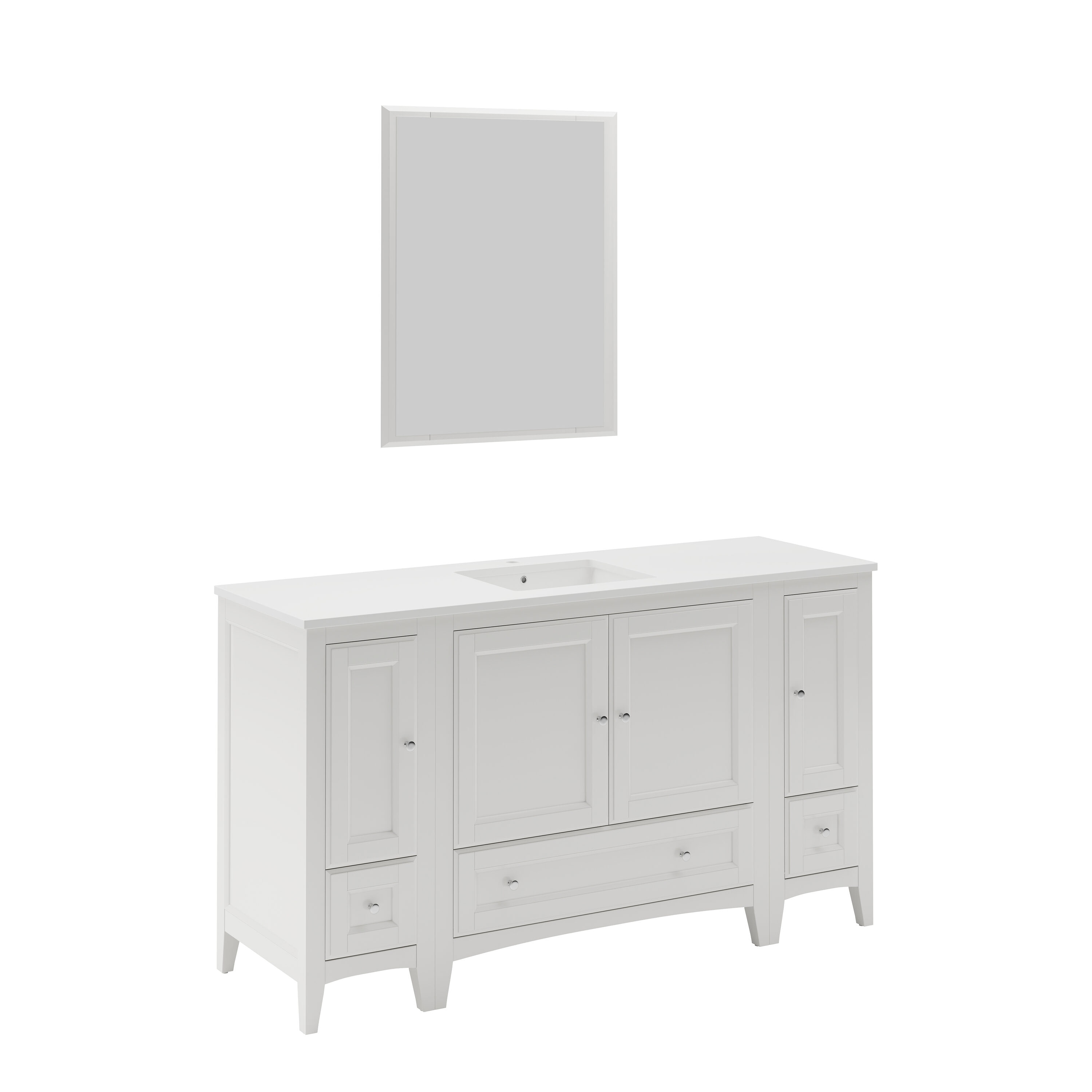 Fresca FVN20-123612AW Bath-Vanity-Combo - View #2