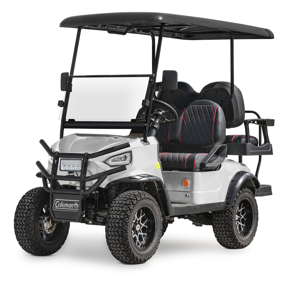 Coleman Powersports Coleman Silver Electric Golf Cart in the UTVs & Golf  Carts department at Lowes.com