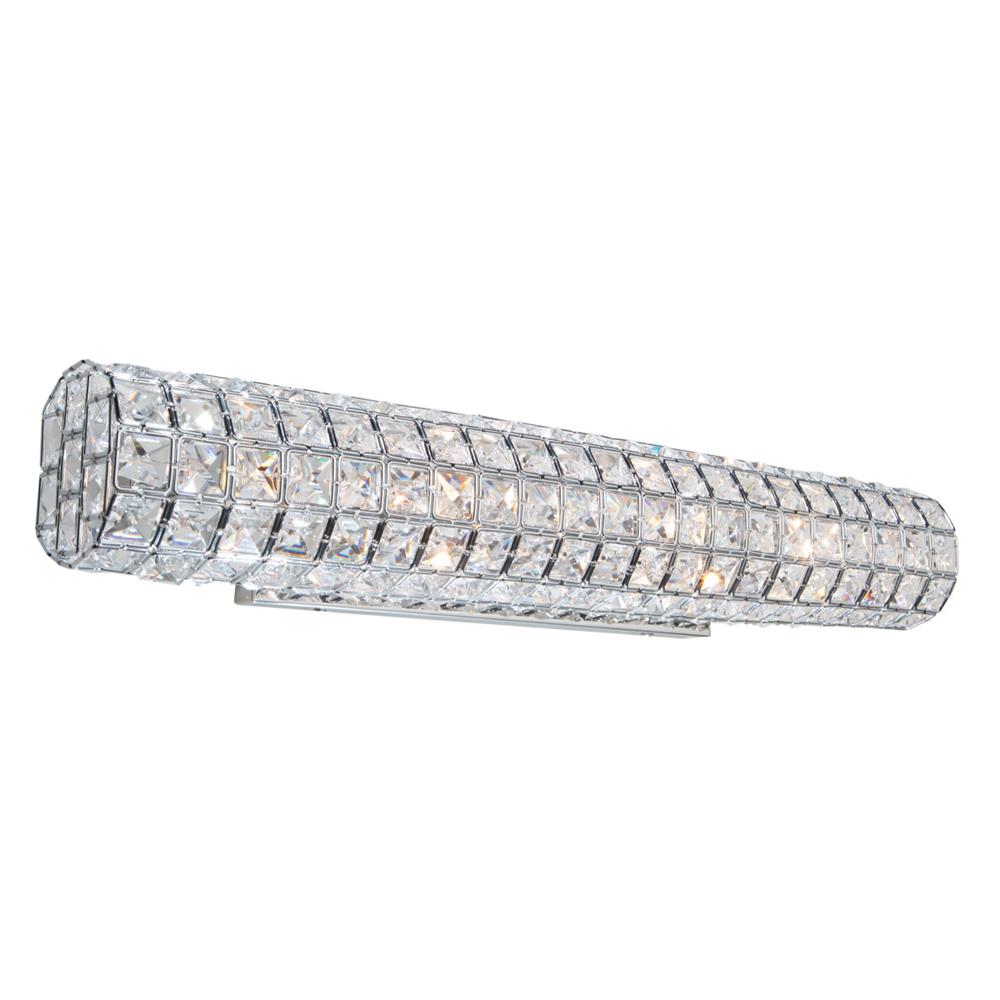 ARTCRAFT AC10194 Sterling 4-in W 4-Light Chrome Transitional Wall Sconce