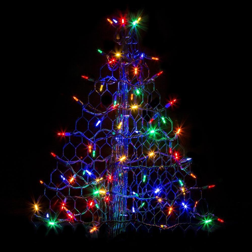 Crab Pot Trees G2M-LED 2.17-ft Pre-lit Blue Artificial Christmas Tree with LED Lights