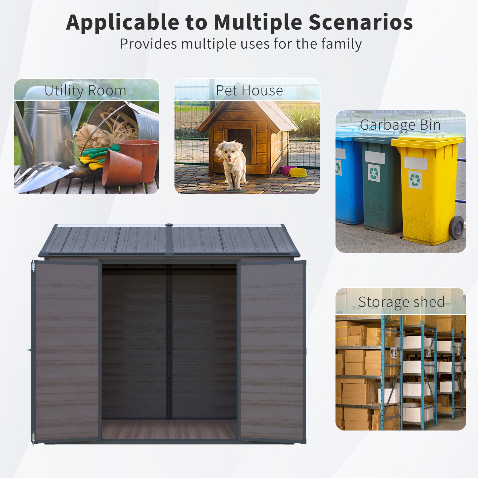 LUXEYARD DS-M-BAC03979 Metal-Storage-Buildings-Sheds - View #8