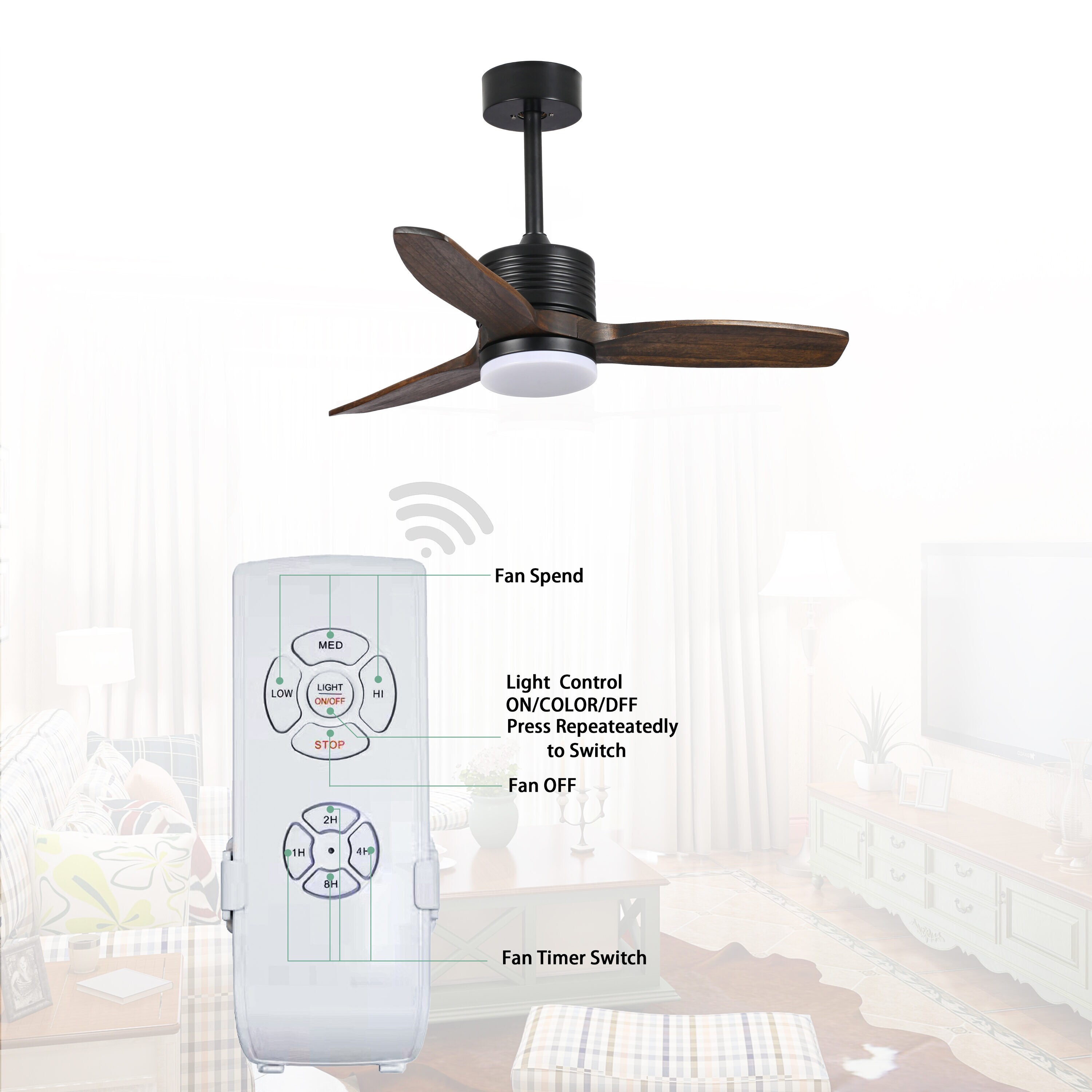  LOCK1132 Ceiling-Fans - View #15