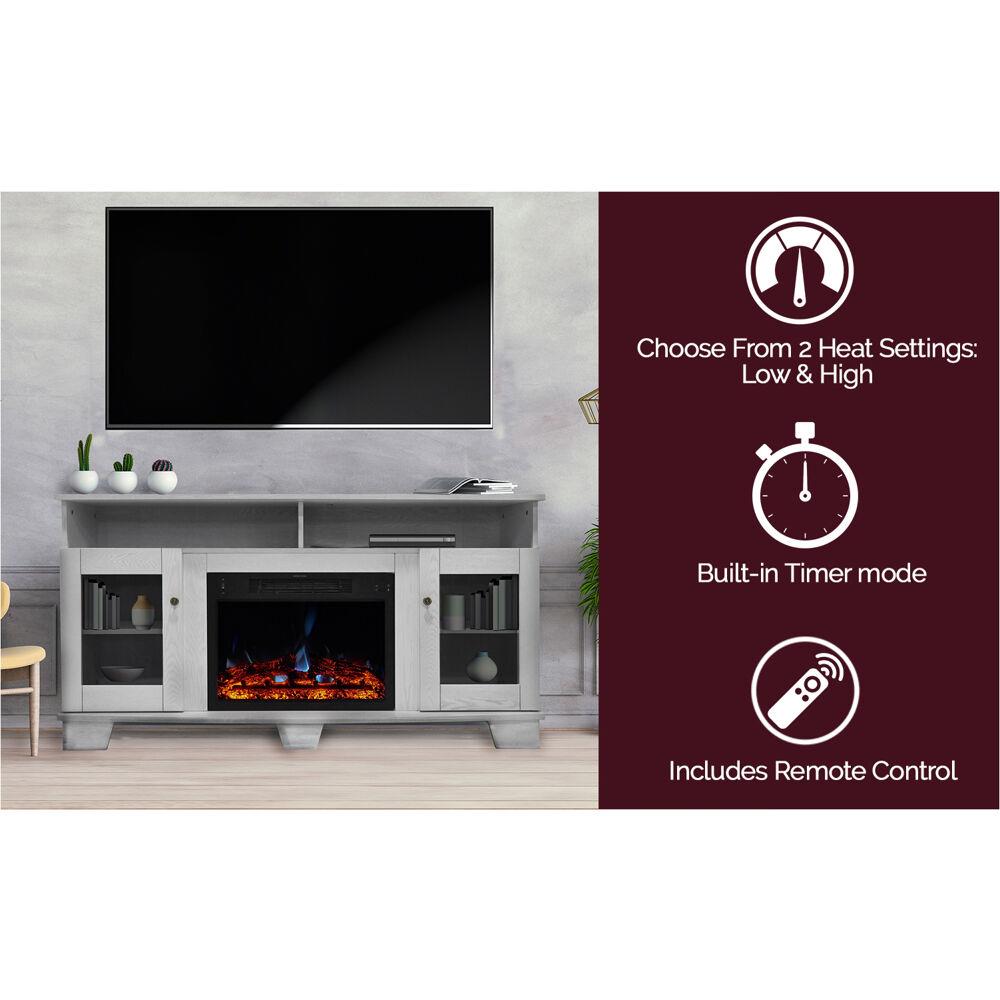 Cambridge CAM6022-1WHTLG3 Electric-Fireplaces - View #2