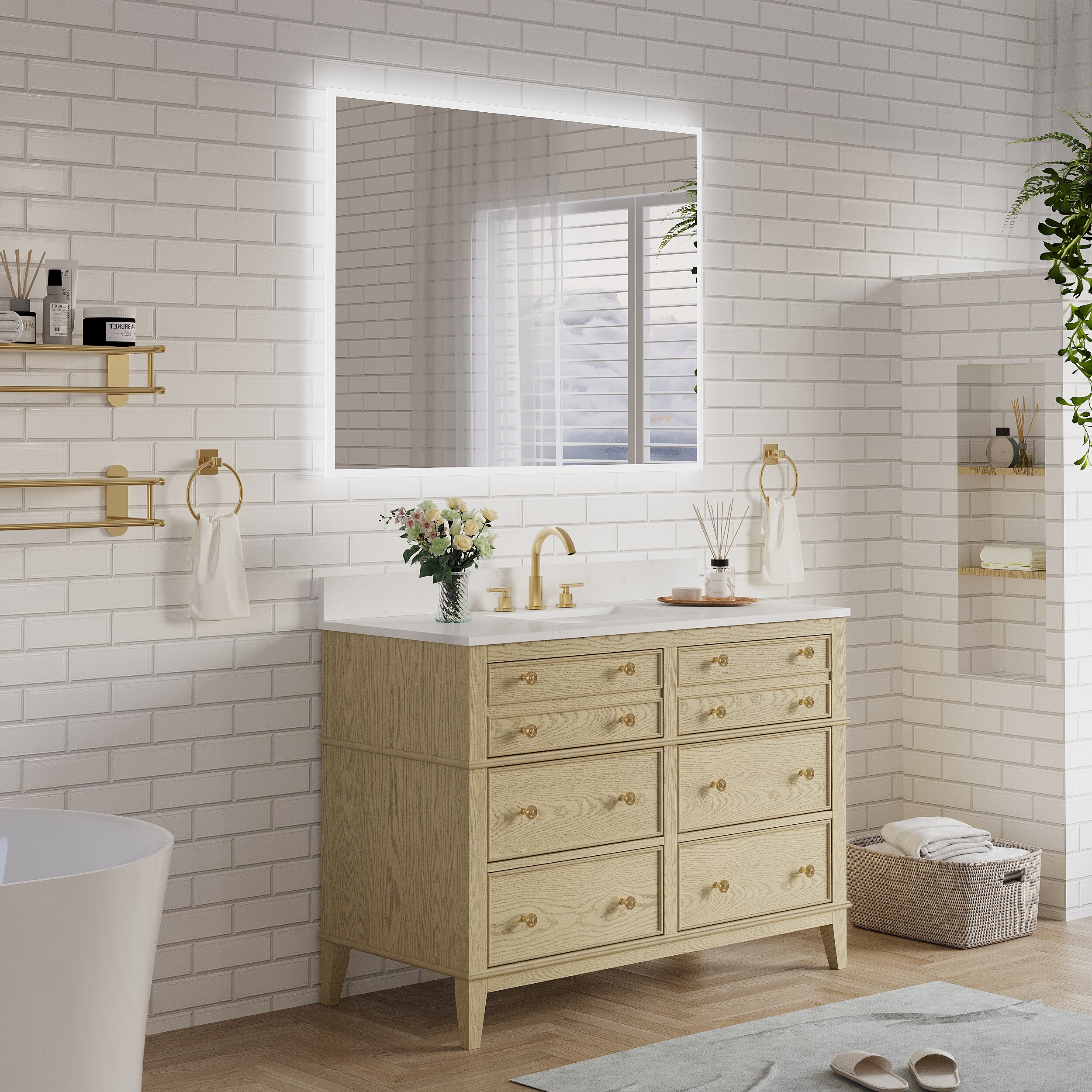 WELLFOR W10MRL4836 Framed-Bath-Mirrors - View #20