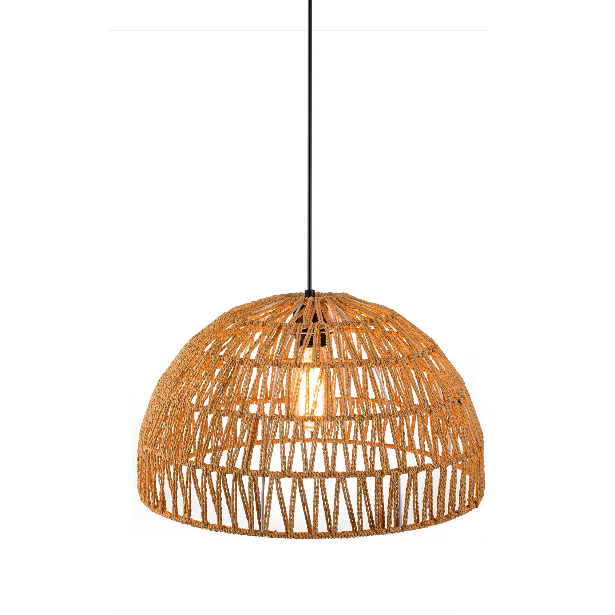 Rennnsan 1 - Light Bohemian Woven Rattan Pendant in the Pendant ...