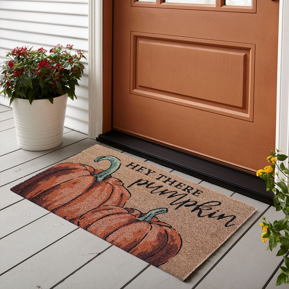 Hey There Pumpkin Doormat, Fall Welcome Mat, Fall Decor, Funny Doormat,  Funny Welcome Mat, Halloween Doormat, Fall Door Mat, Hello Pumpkin 