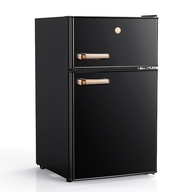JOY Kitchen Joy Kitchen 3.1cf Refrigerator Black in the Mini Fridges  department at
