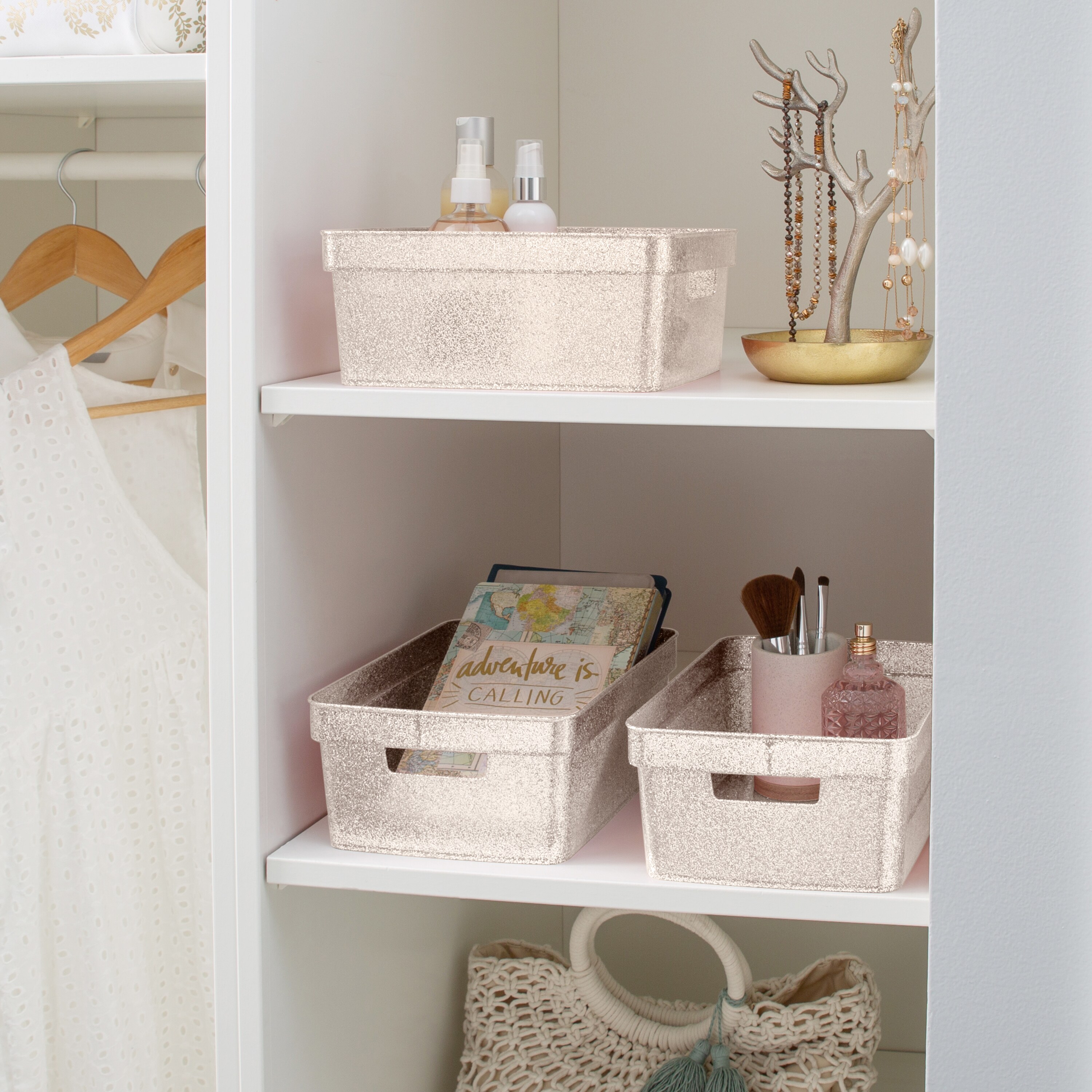 Simplify 26145-SILVER-3PK Bins-Baskets - View #3