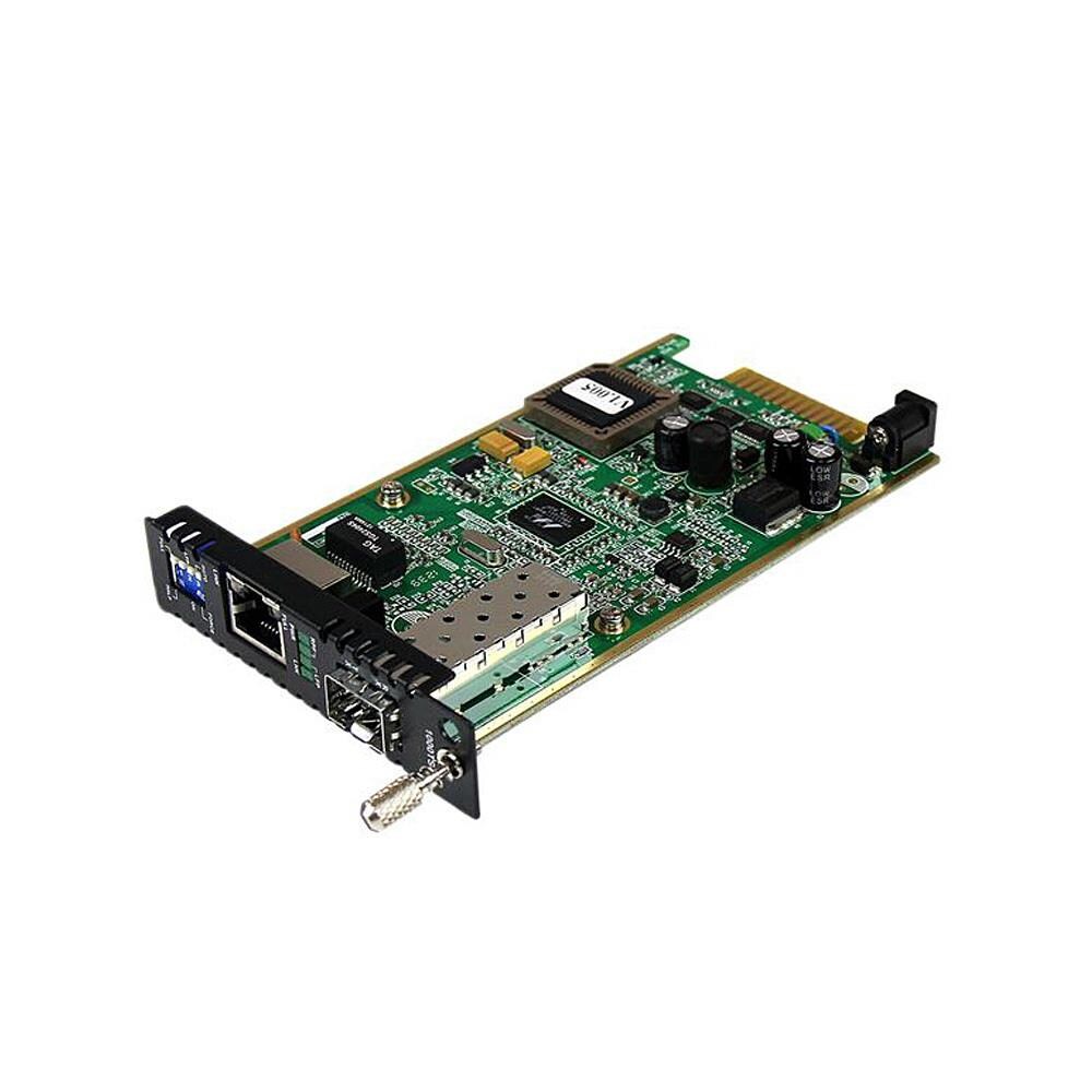 StarTech TCNCD385458  ST-ET91000SFP2C Gigabit Ethernet Fiber Media Converter Card Module with Open SFP Slot