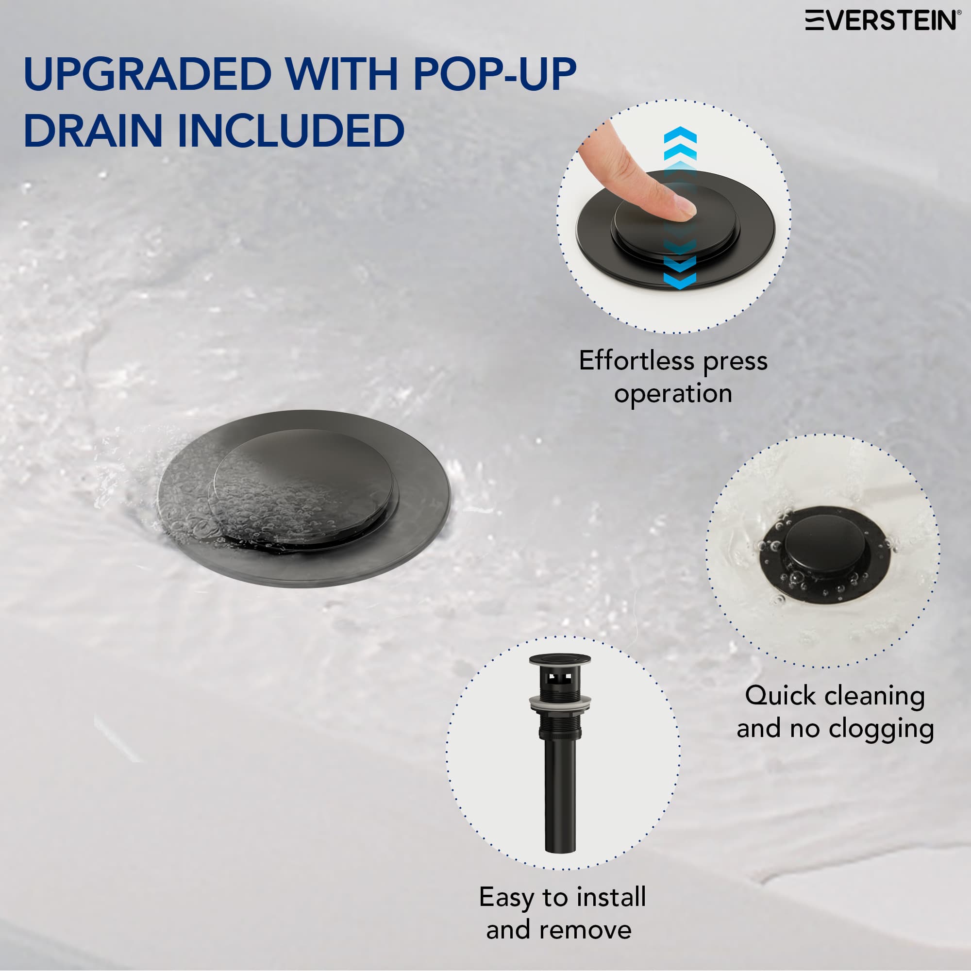EVERSTEIN SFS-1118-BK Lavatory-Faucets - View #7