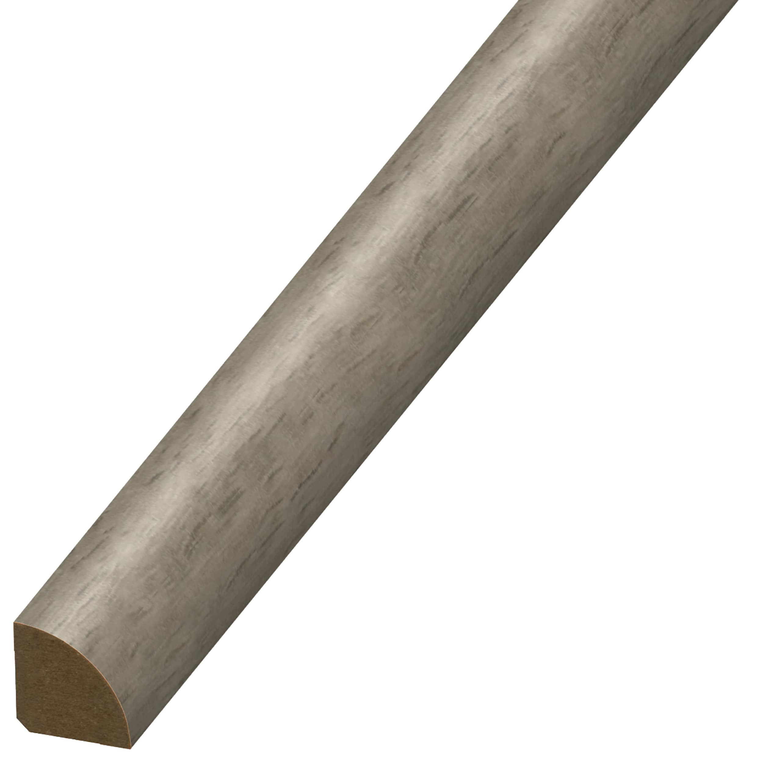 Versatrim MRQR-117264 Allura Flex Allura Flex in color Rustic Anthracite Oak 0.75-in T x 0.75-in W x 94-in L Laminate wood Quarter round