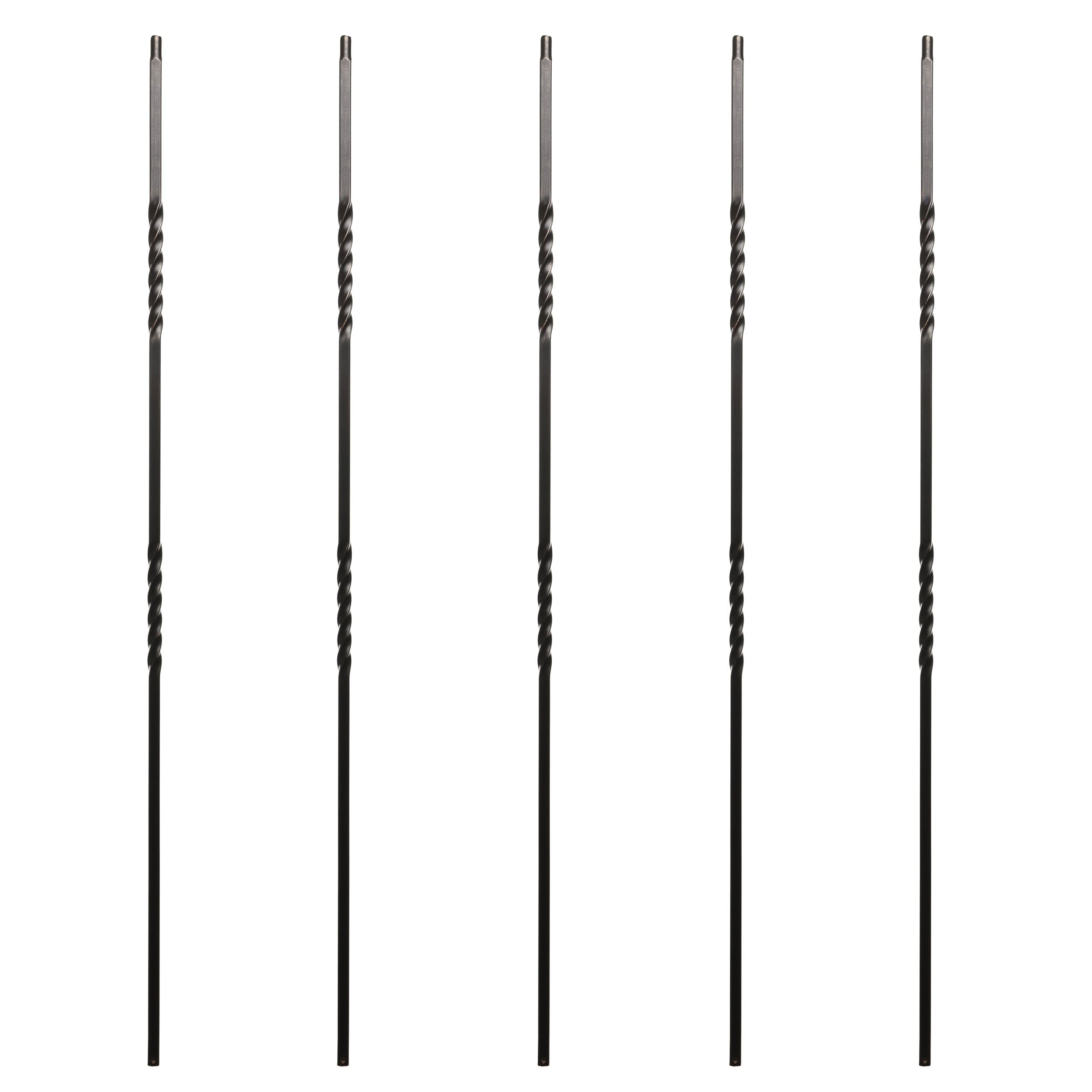 RELIABILT WGT03RB 43-in x 0.5-in Rubbed Bronze Wrought Iron Double Twist Stair Baluster (5-Pack)