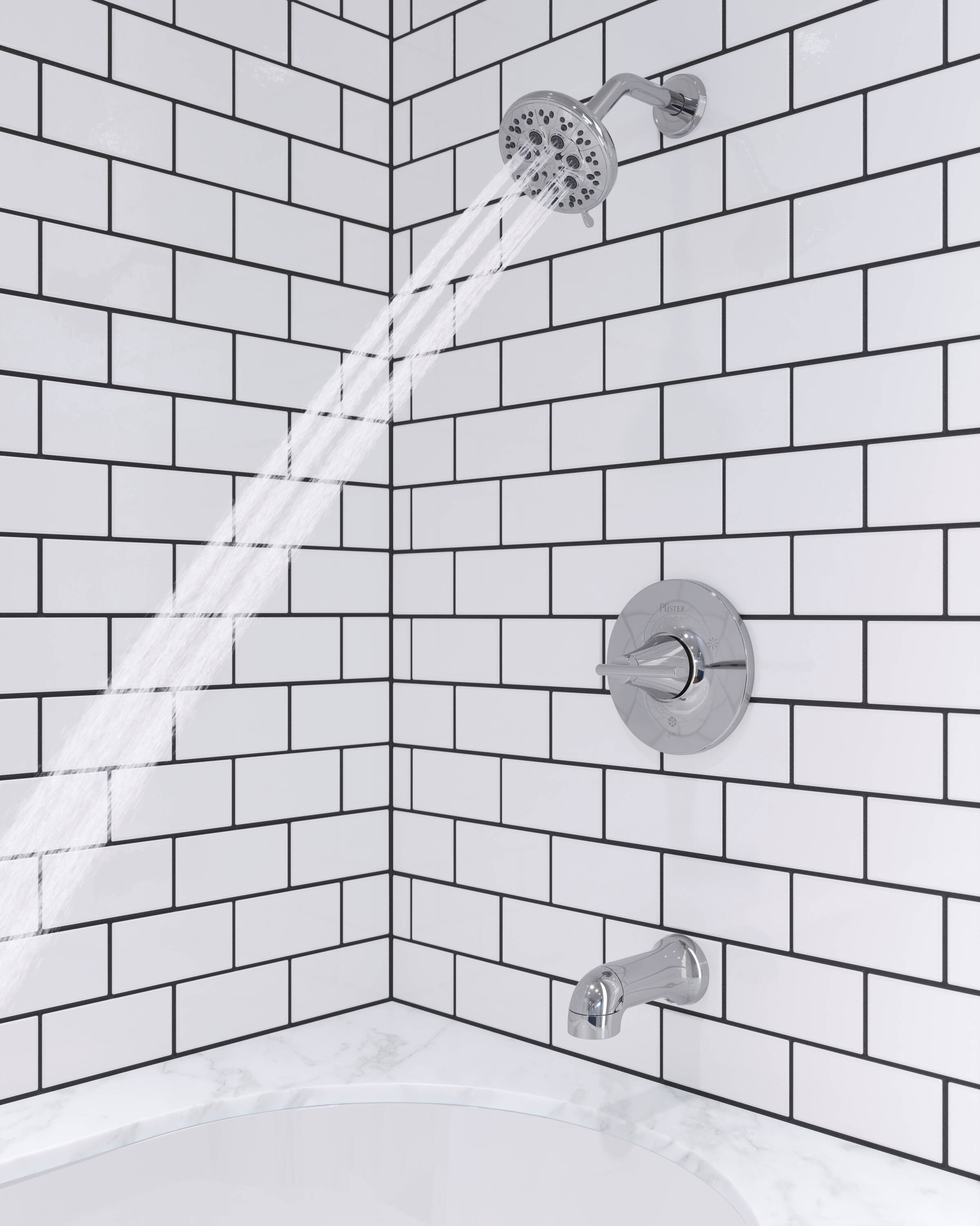 Pfister 8P8-WS2-VEDC Tub-Shower-Faucets - View #5