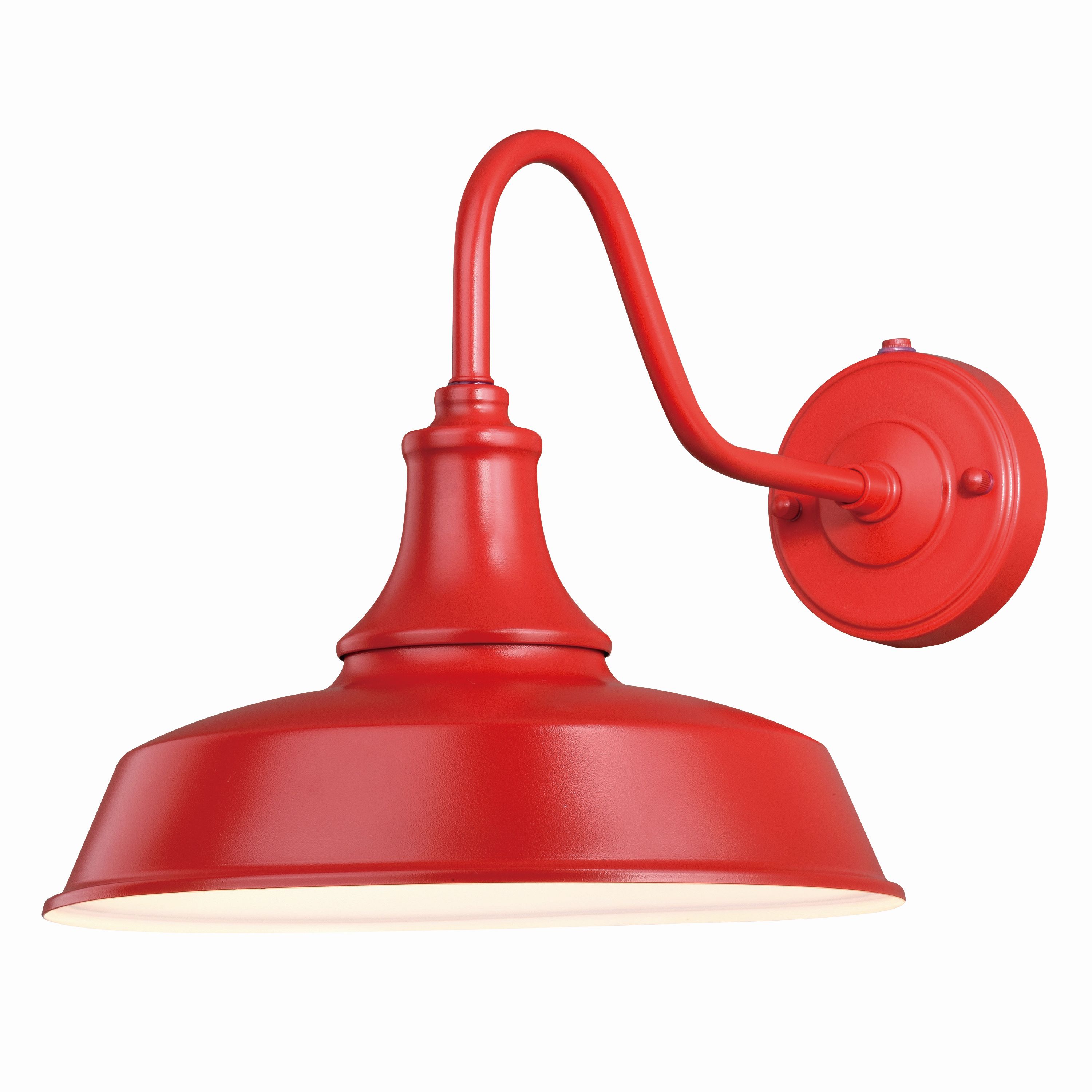 red exterior light fixtures