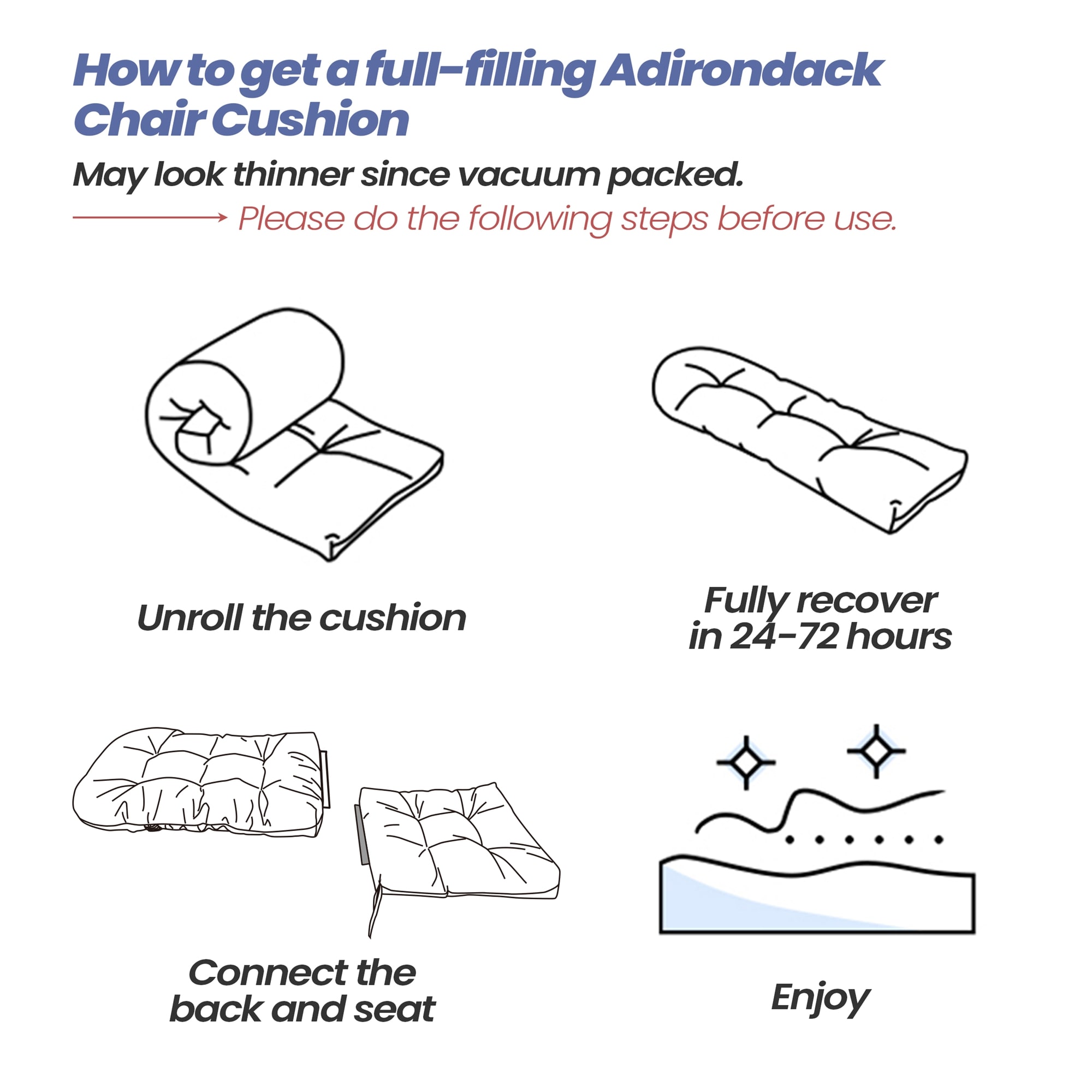 CloudFly CL-CU002LGY-1 Patio-Furniture-Cushions - View #4