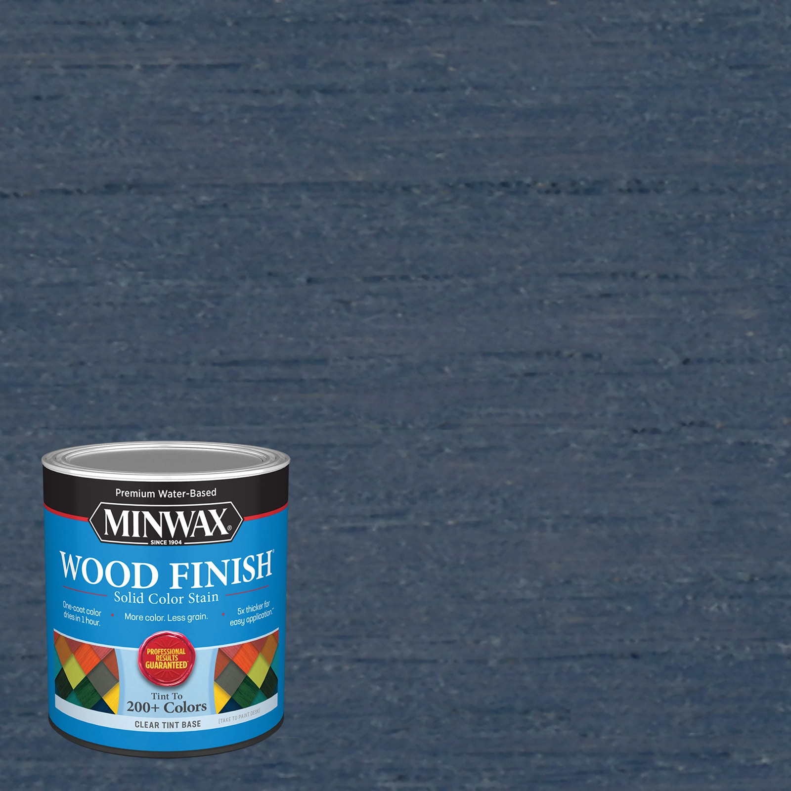 Minwax Wood Finish Water-Based Slate Blue Mw1080 Solid Interior