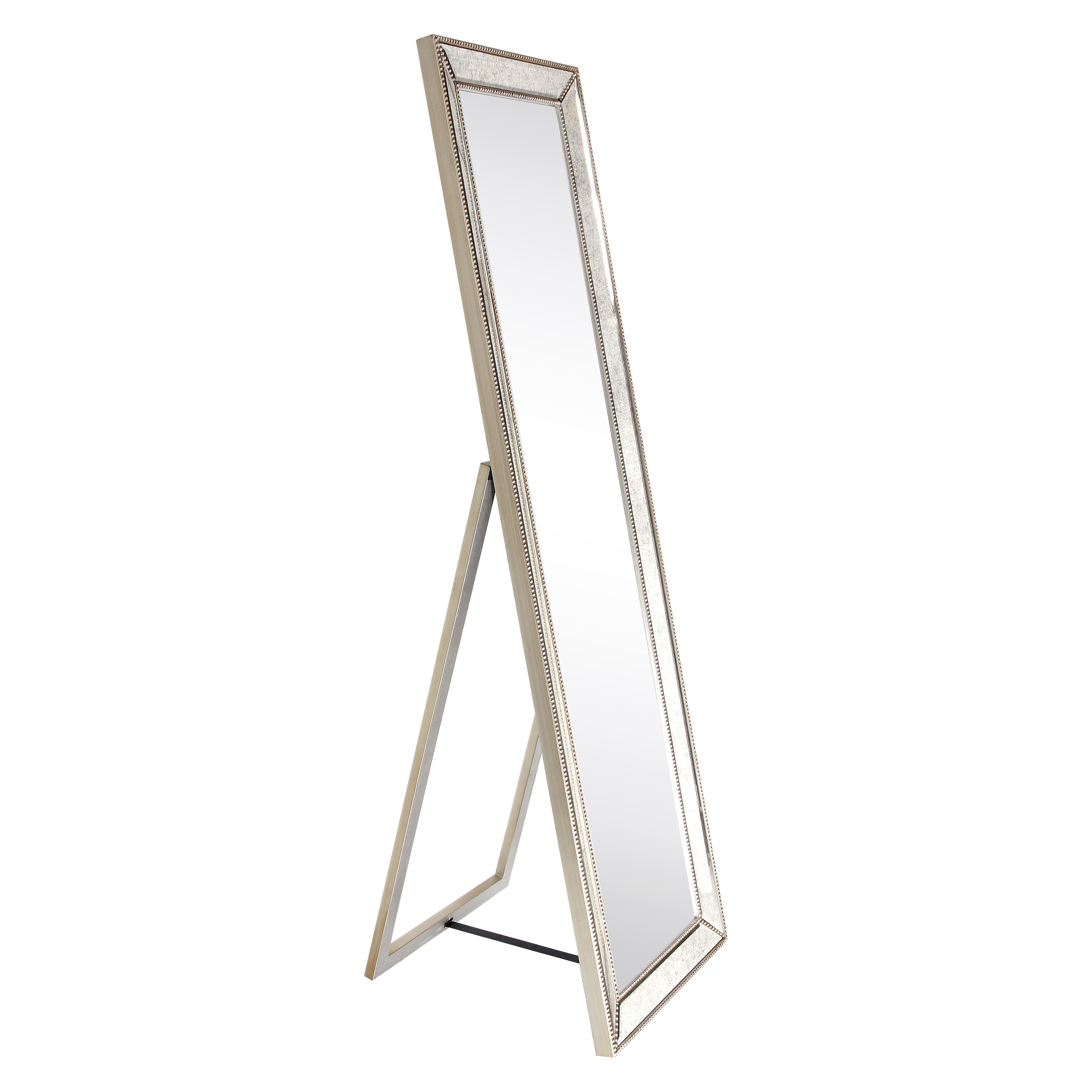 Empire Art Direct Wall Mirror 18-in W x 64-in H Clear Beveled Wall Mirror  in the Mirrors department at