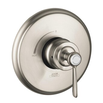 kamp Email komedie Hansgrohe Axor Montreux 2.875-in Brushed Nickel Bathtub/Shower Mixer at  Lowes.com