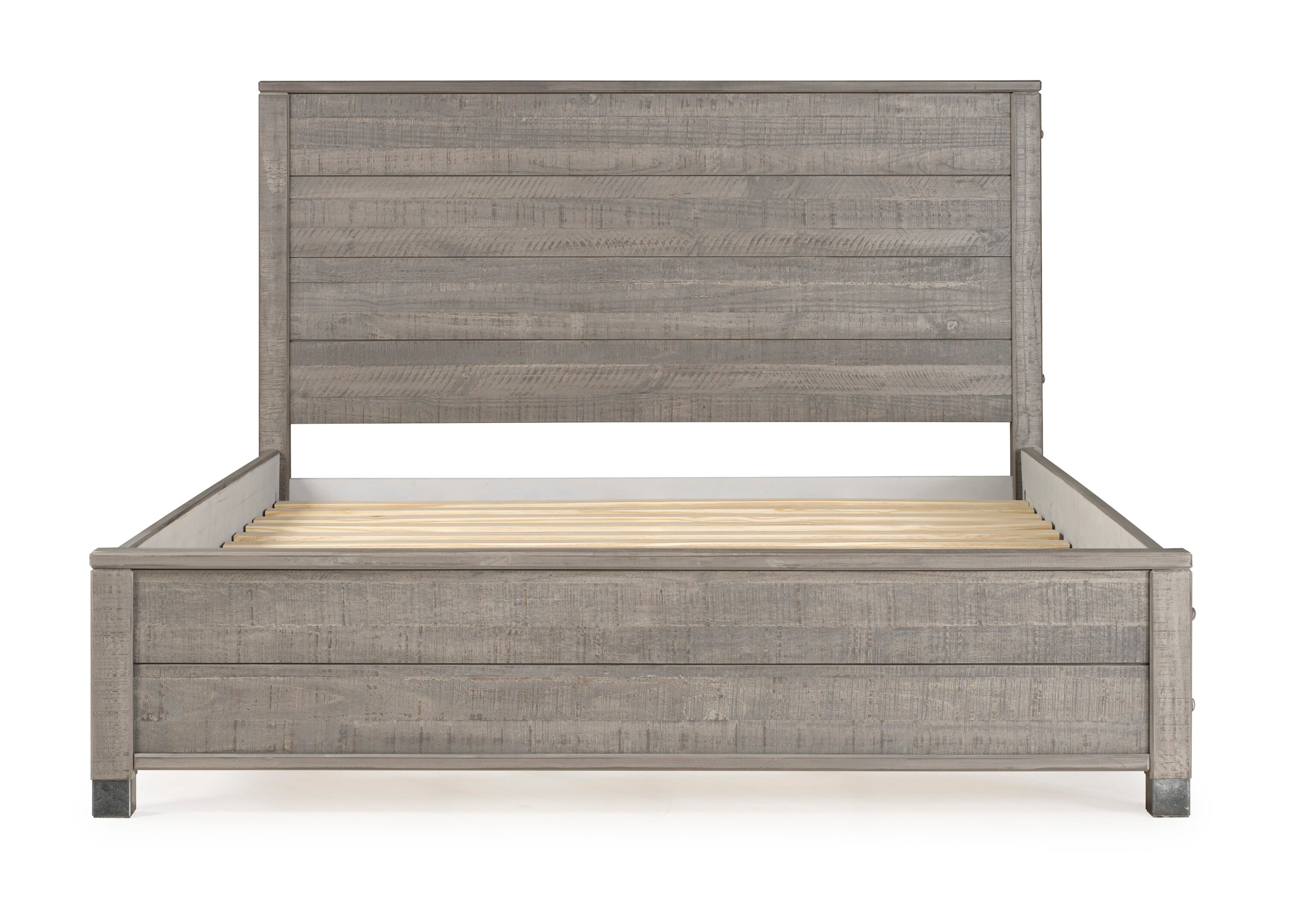 Camaflexi Baja Driftwood Grey Full Wood Bed Frame BJ507 at Lowes