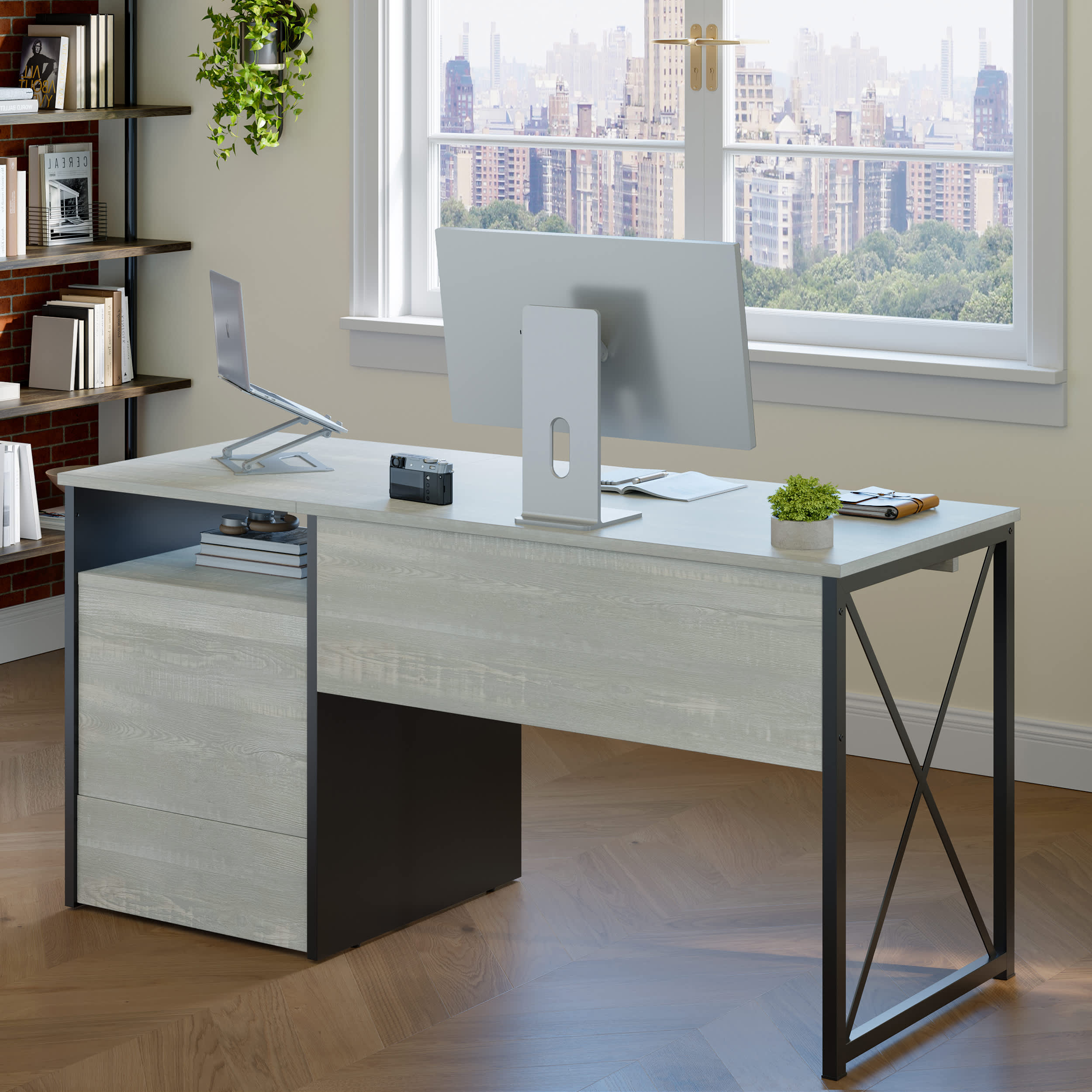 Bestier LOW-H105614C-WHTW desks - View #3