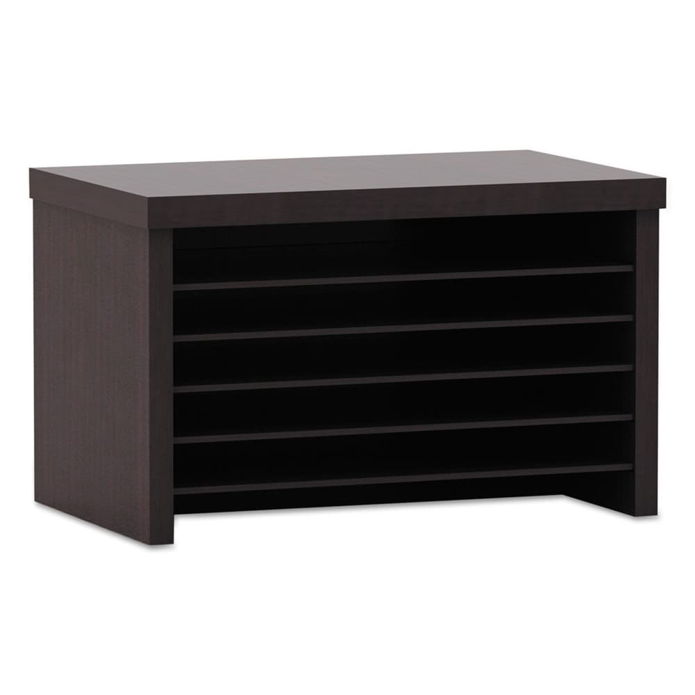 Alera ALEVA316012ES Valencia Series Under Counter File Organizer Shelf - Espresso Finish- 15.75 x 9.88 x 10.88 Inches
