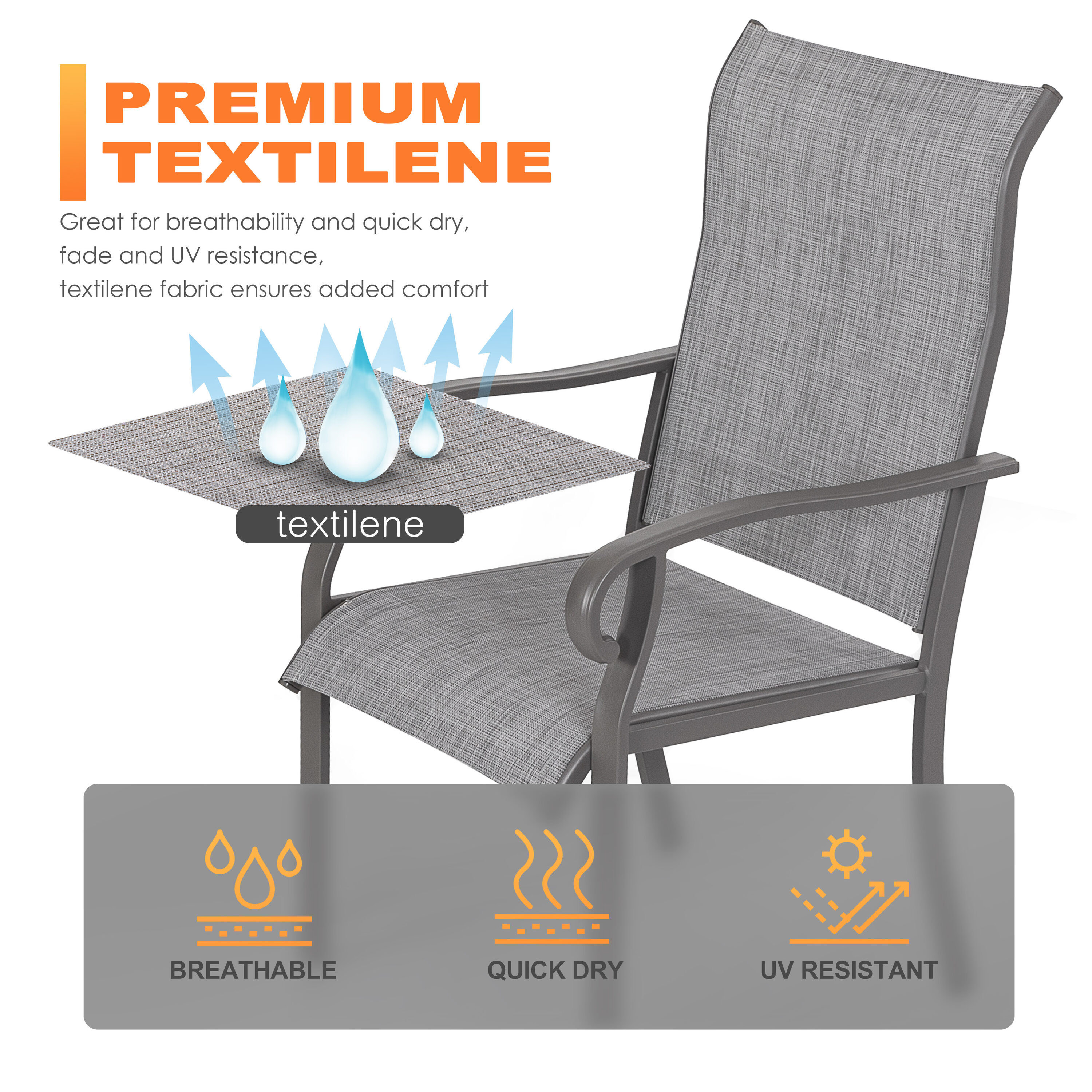 Nuu Garden SD005-T2GR Patio-Dining-Sets - View #9