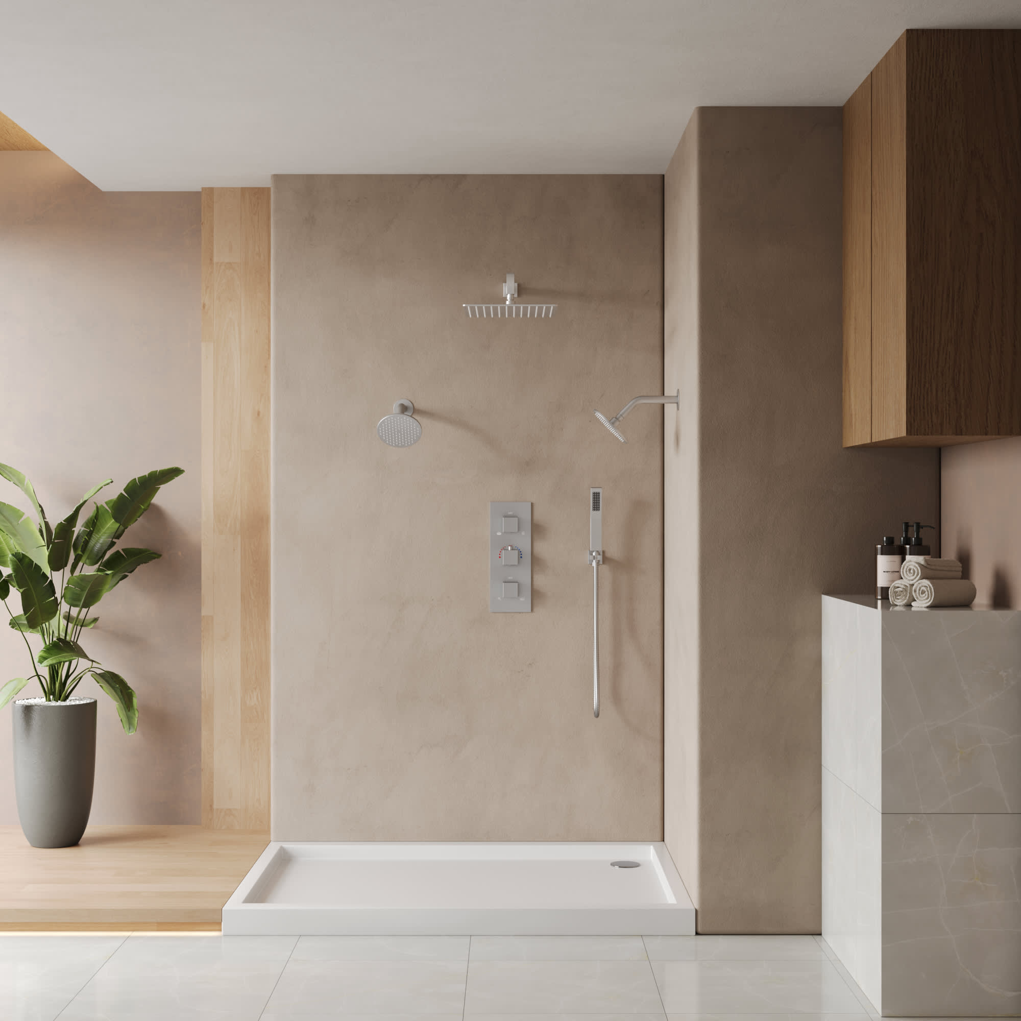 EVERSTEIN SFS-1066-NK12 Showerhead-Bar-Panels - View #2