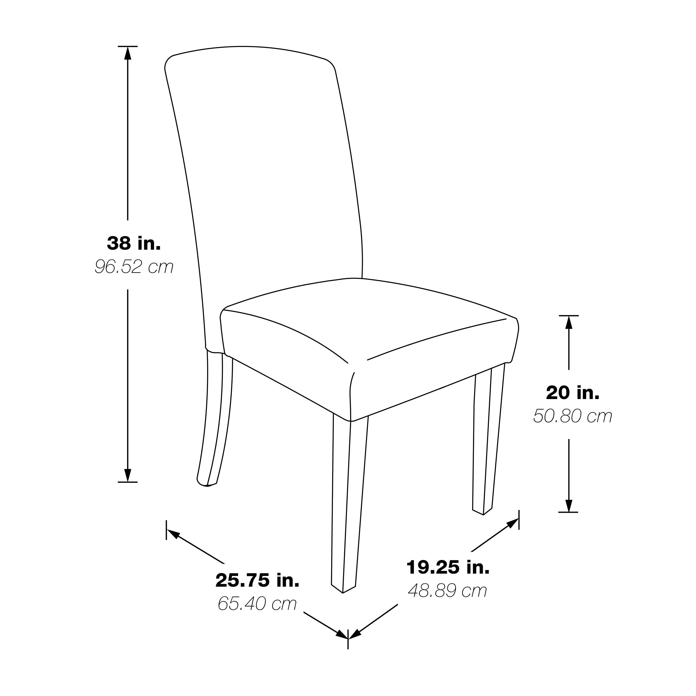 Office Star Products EVY2-T5 Dining-Chairs - View #5