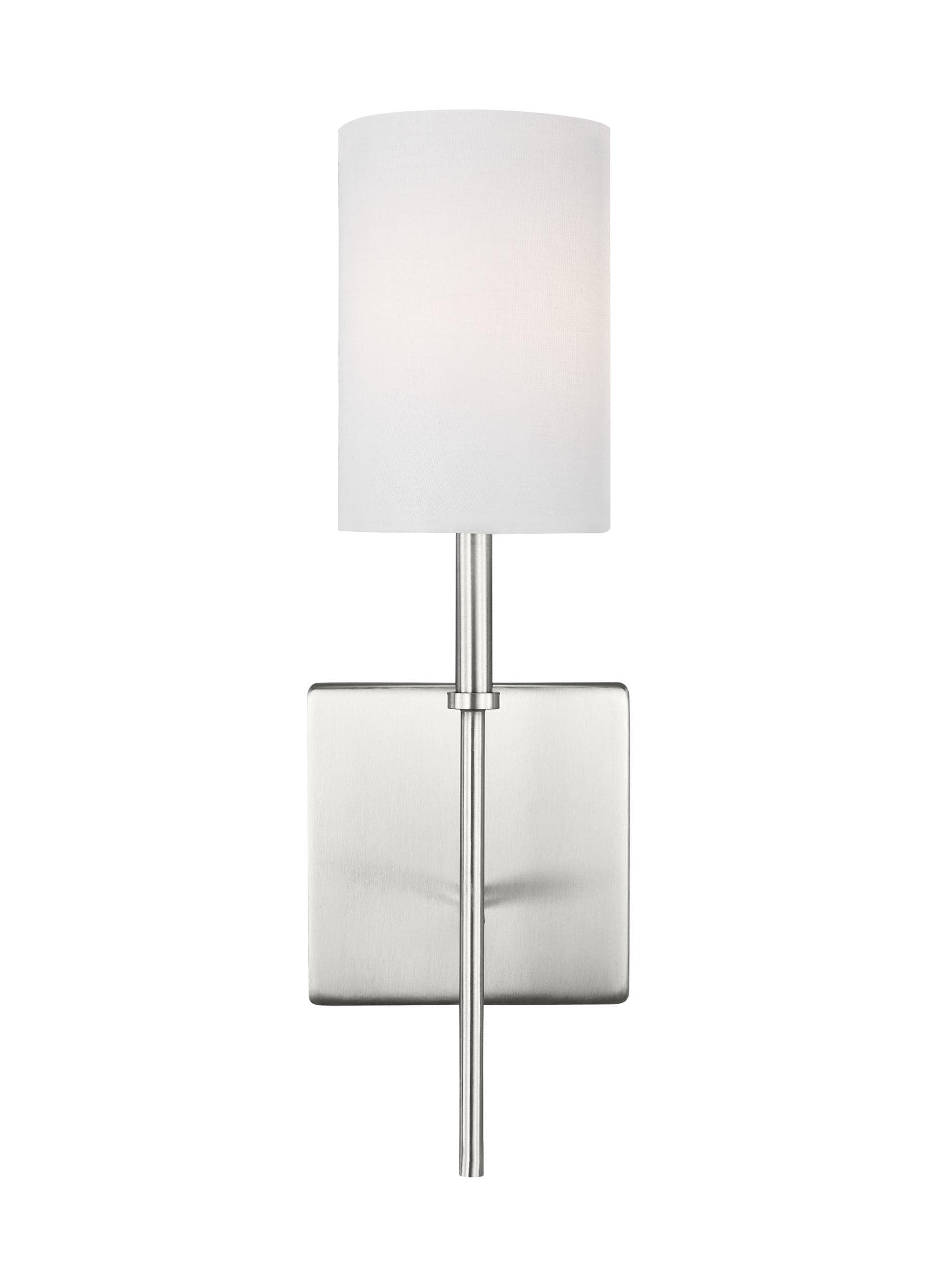 Generation Lighting 4109301EN-962 Foxdale 1-Light 5-in Brushed Stainless Steel Vanity Lights ENERGY STAR