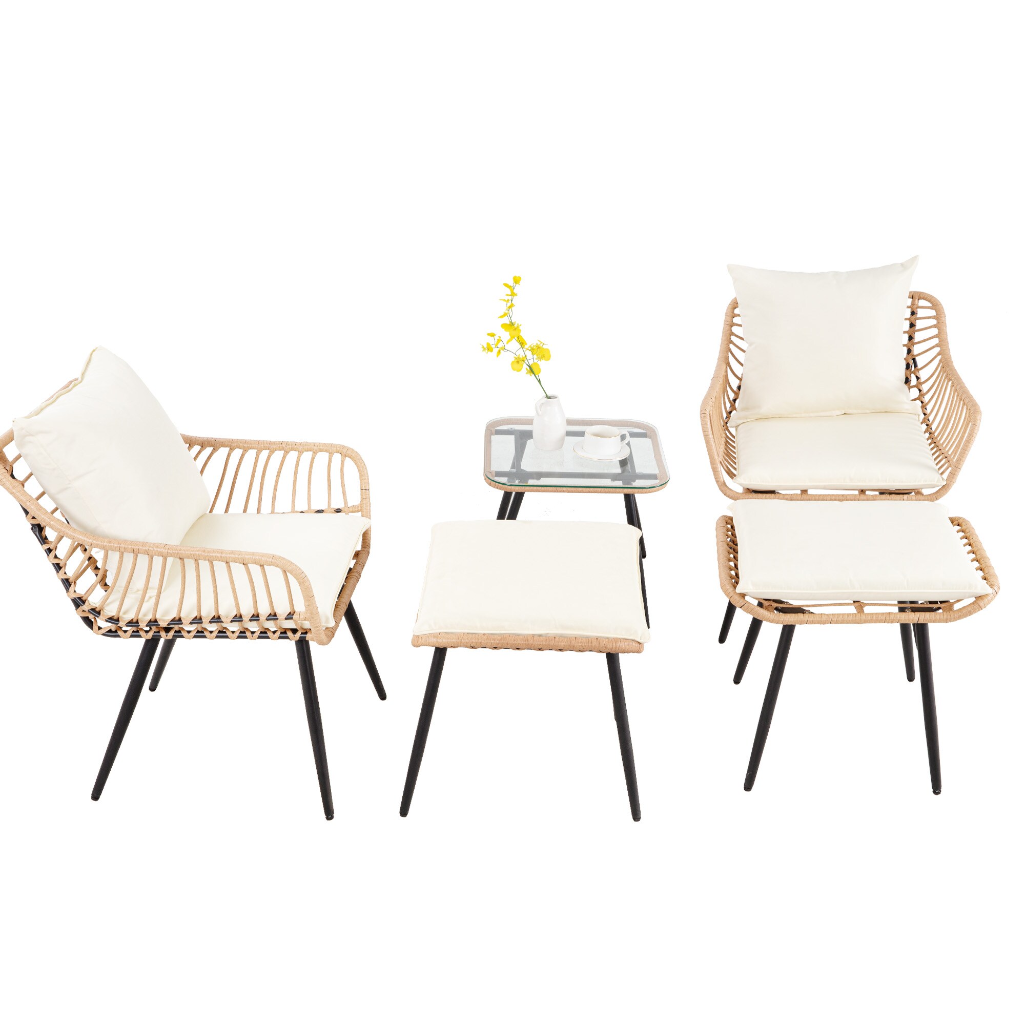 EarlGrove DJ-245002BRBE Patio-Conversation-Sets - View #3