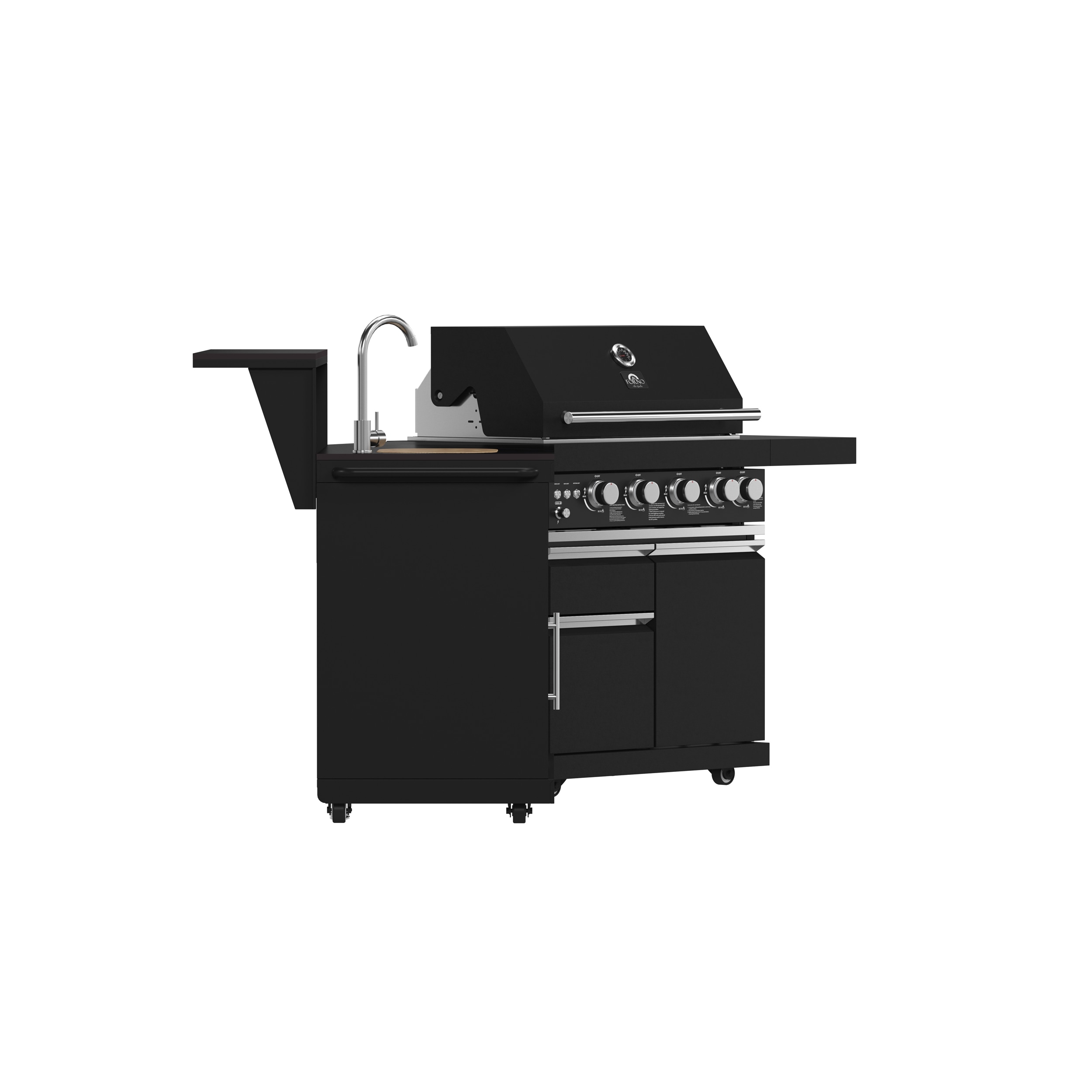 FORNO FODKT2582BLK Modular-Outdoor-Kitchens - View #5