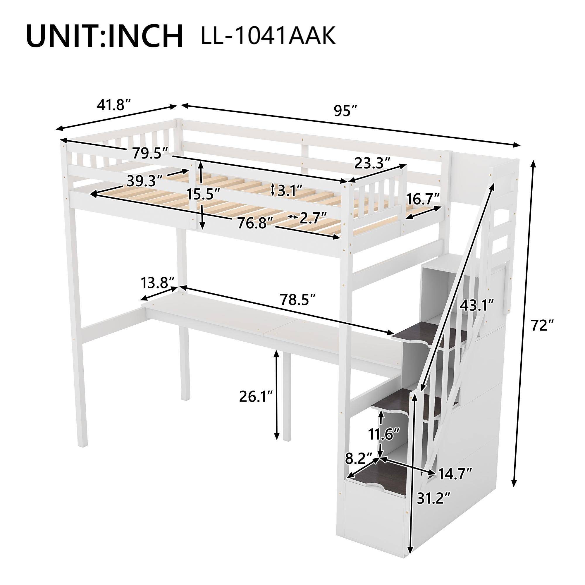 Yiekholo LL-1041AAK Bunk-Beds - View #8