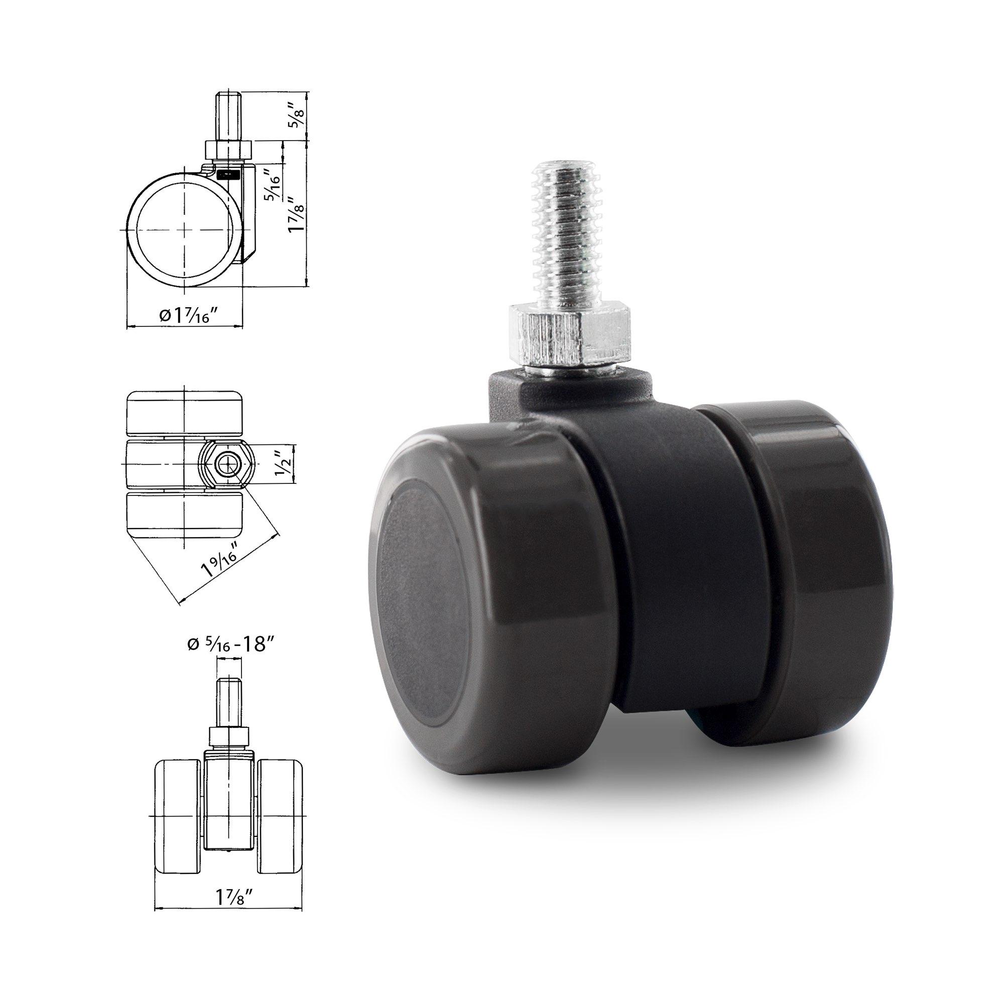 Outwater 3P1.14.00230 casters - View #2
