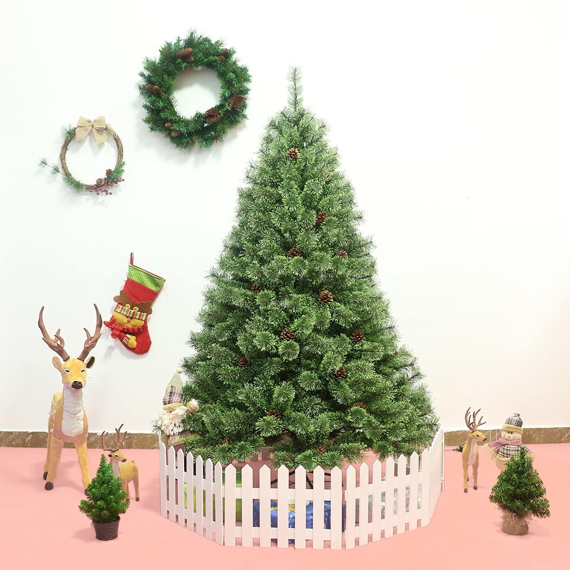 Costway CM22350 Artificial-Christmas-Trees - View #6