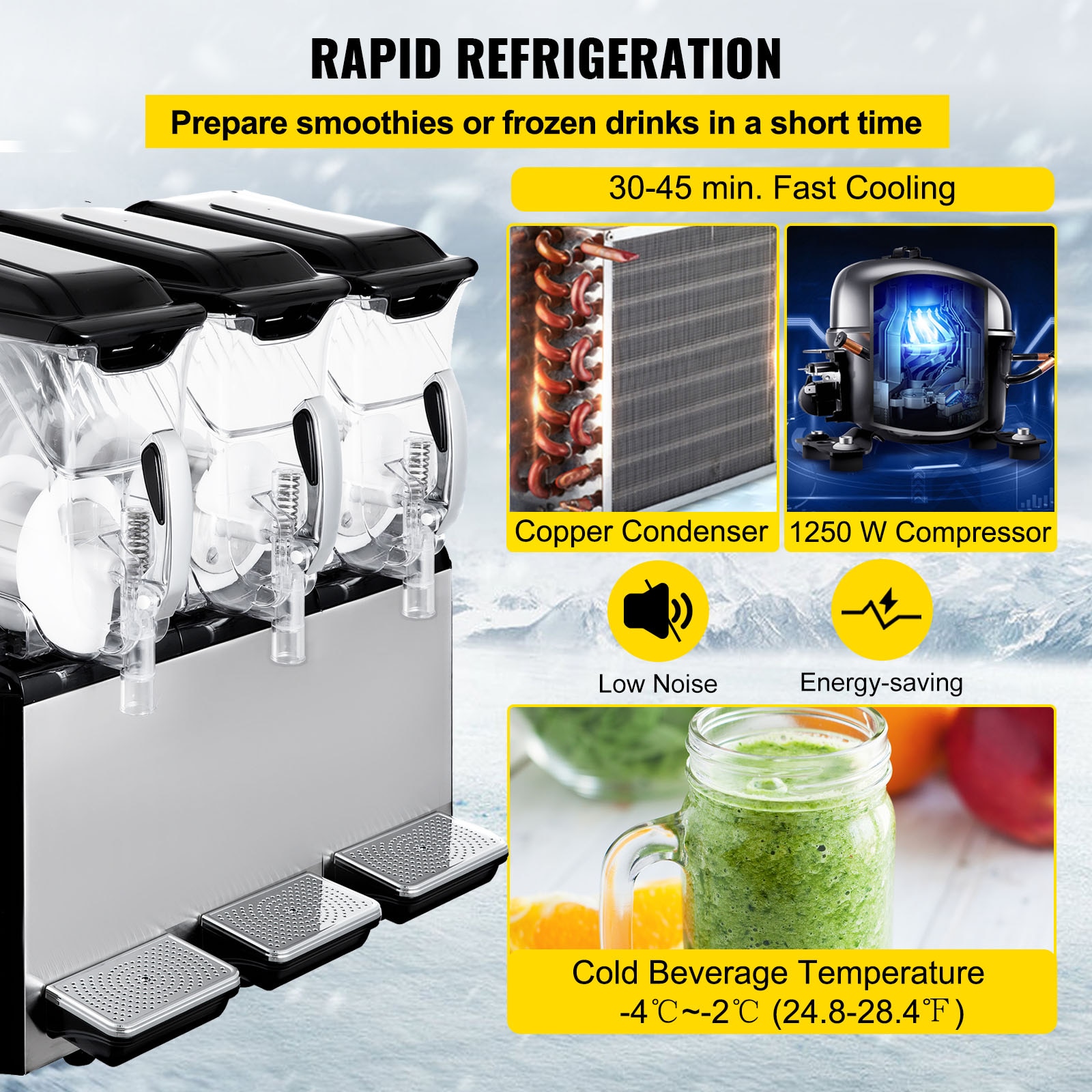 VEVOR XRJ3GXRJ10LX30001V1 Frozen-Drink-Makers - View #6