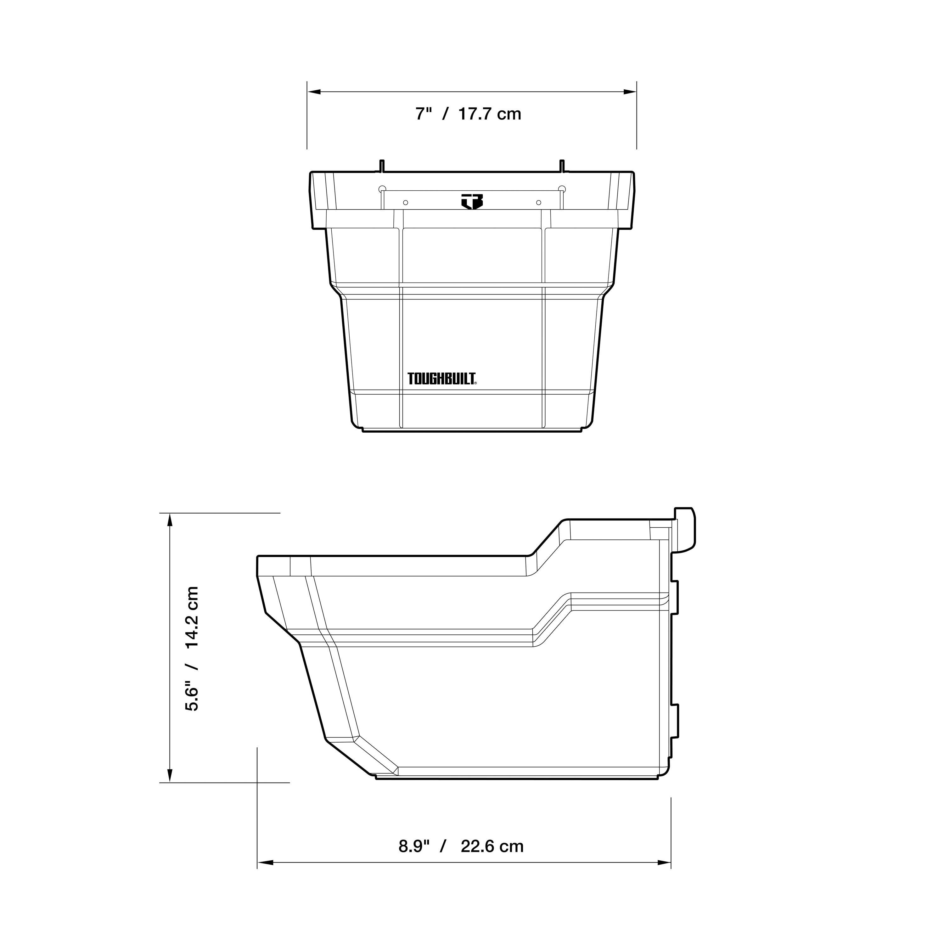 TOUGHBUILT TB-G1-A41-07 Garage-Storage-Rail-Sys-Acc - View #11