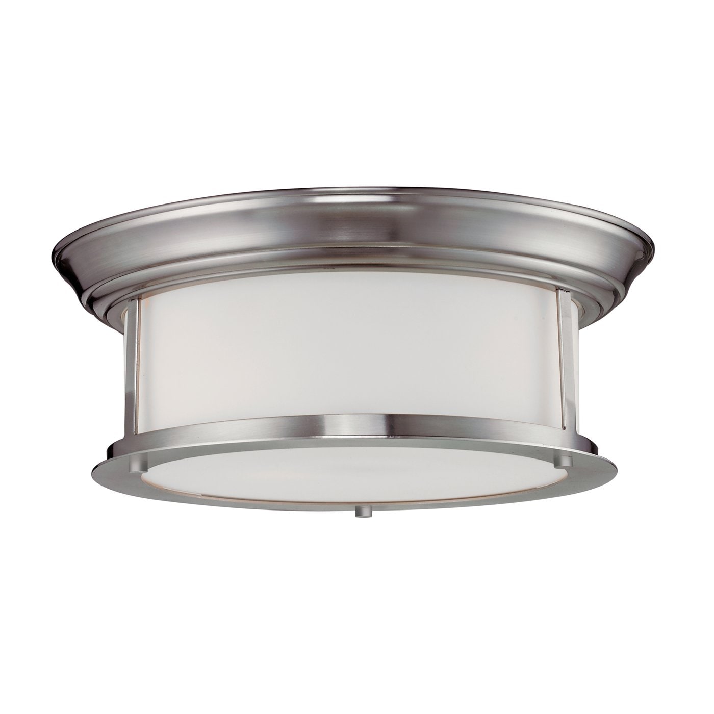 Z-Lite 2002F13-BN Sonna 1 -Light 13.25-in Brushed Nickel Flush Mount Light