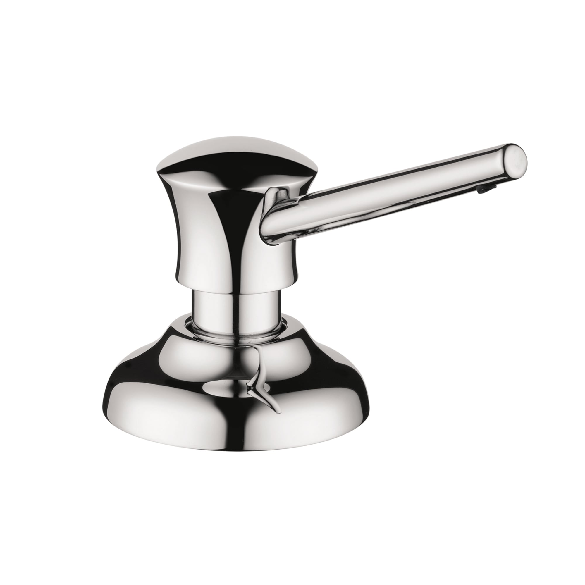 Hansgrohe 04540000 iBox Chrome 16-oz. Capacity Deck-mount Soap and Lotion Dispenser