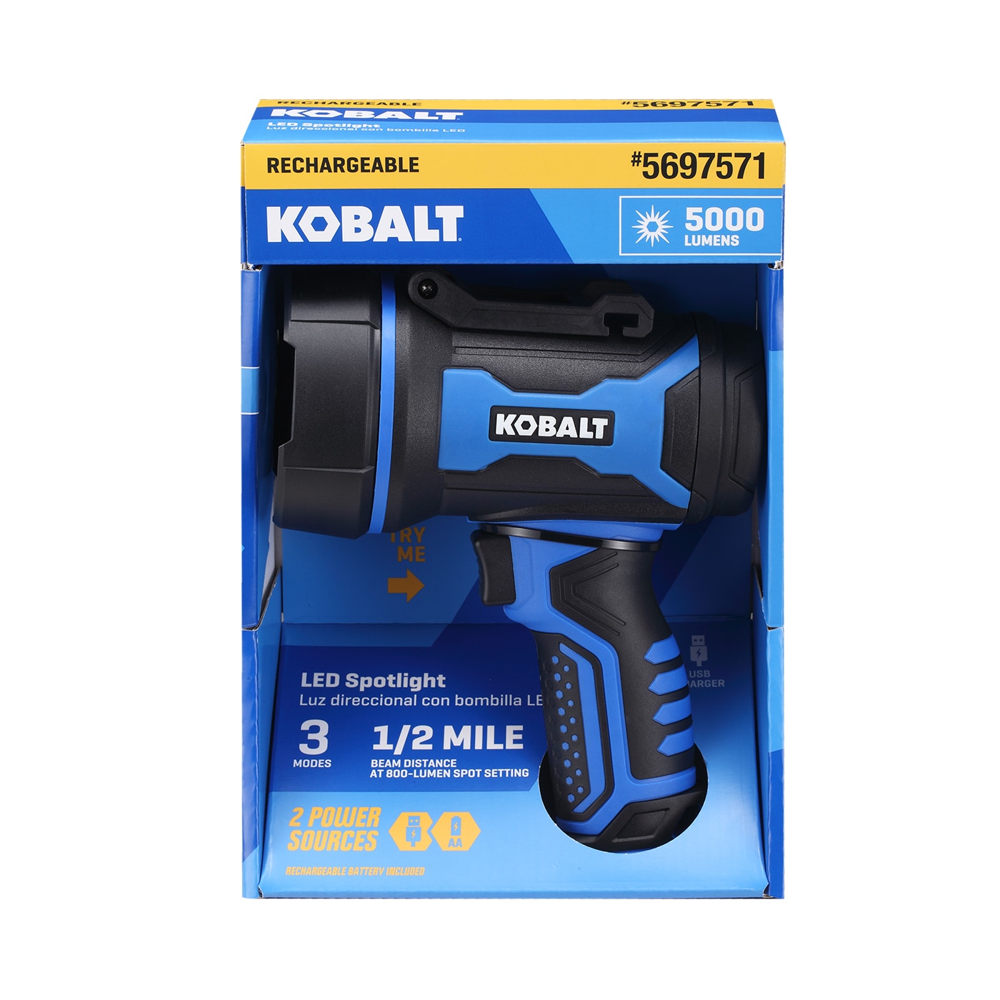 Kobalt KS5000DP flashlights - View #12