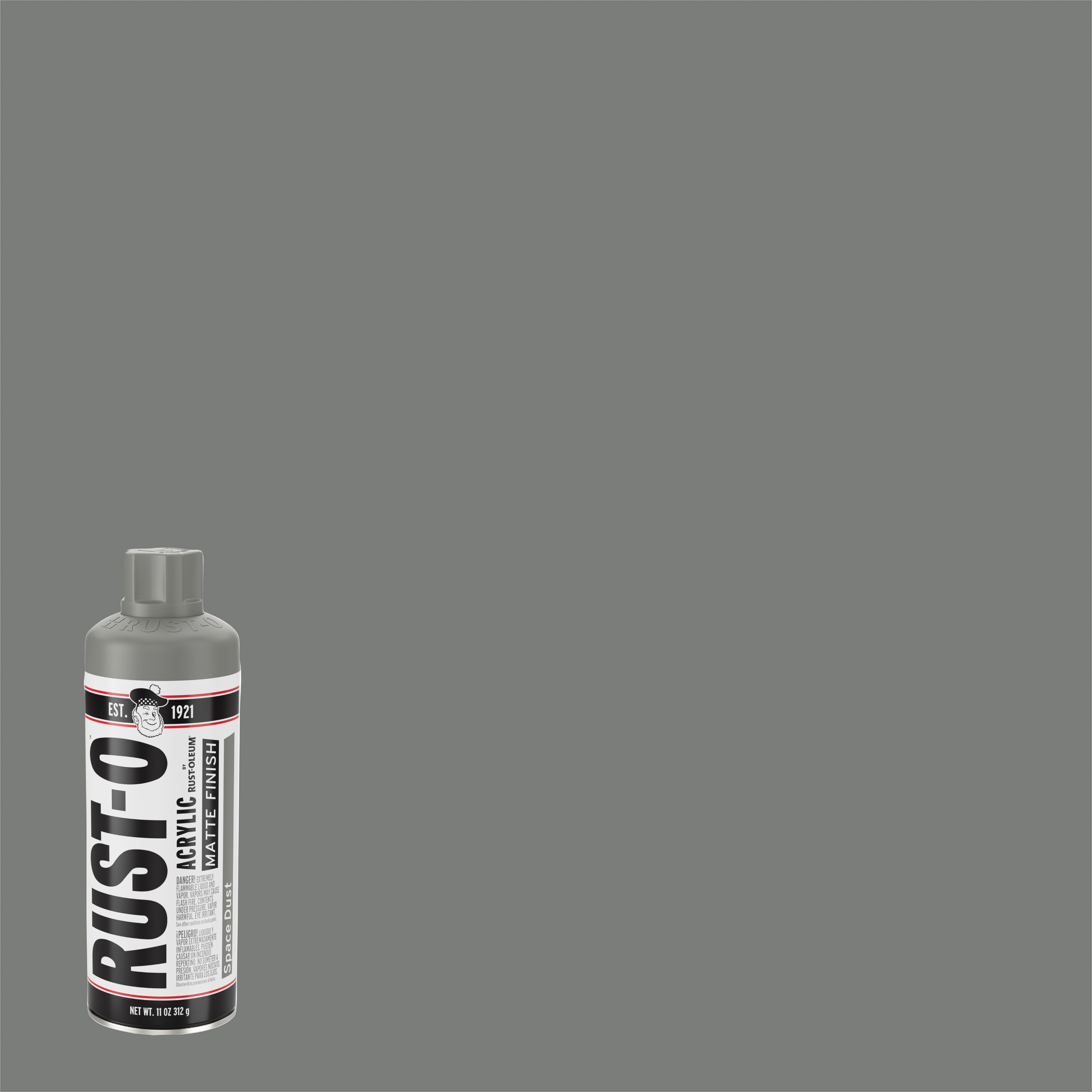 Rust-Oleum 392223SOS Rust-O Artist 6 -Pack Matte Space Dust Spray paint ( NET WT. 11-oz )