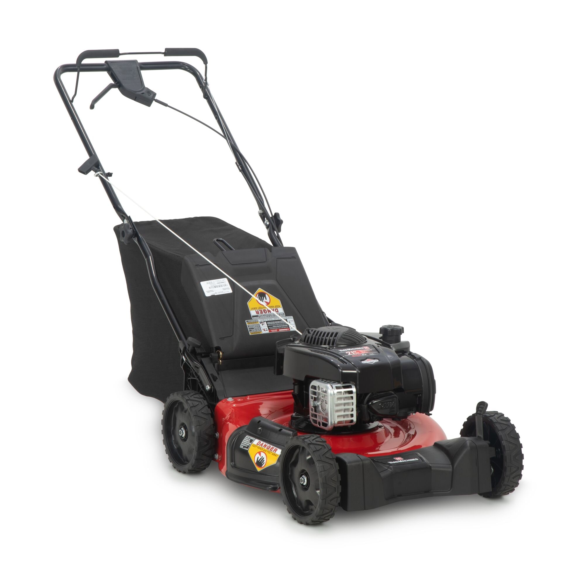 Yard Machines 12AVO23Z752 21-in Gas Self-propelled lawn mower with 150-cc Briggs and Stratton Engine
