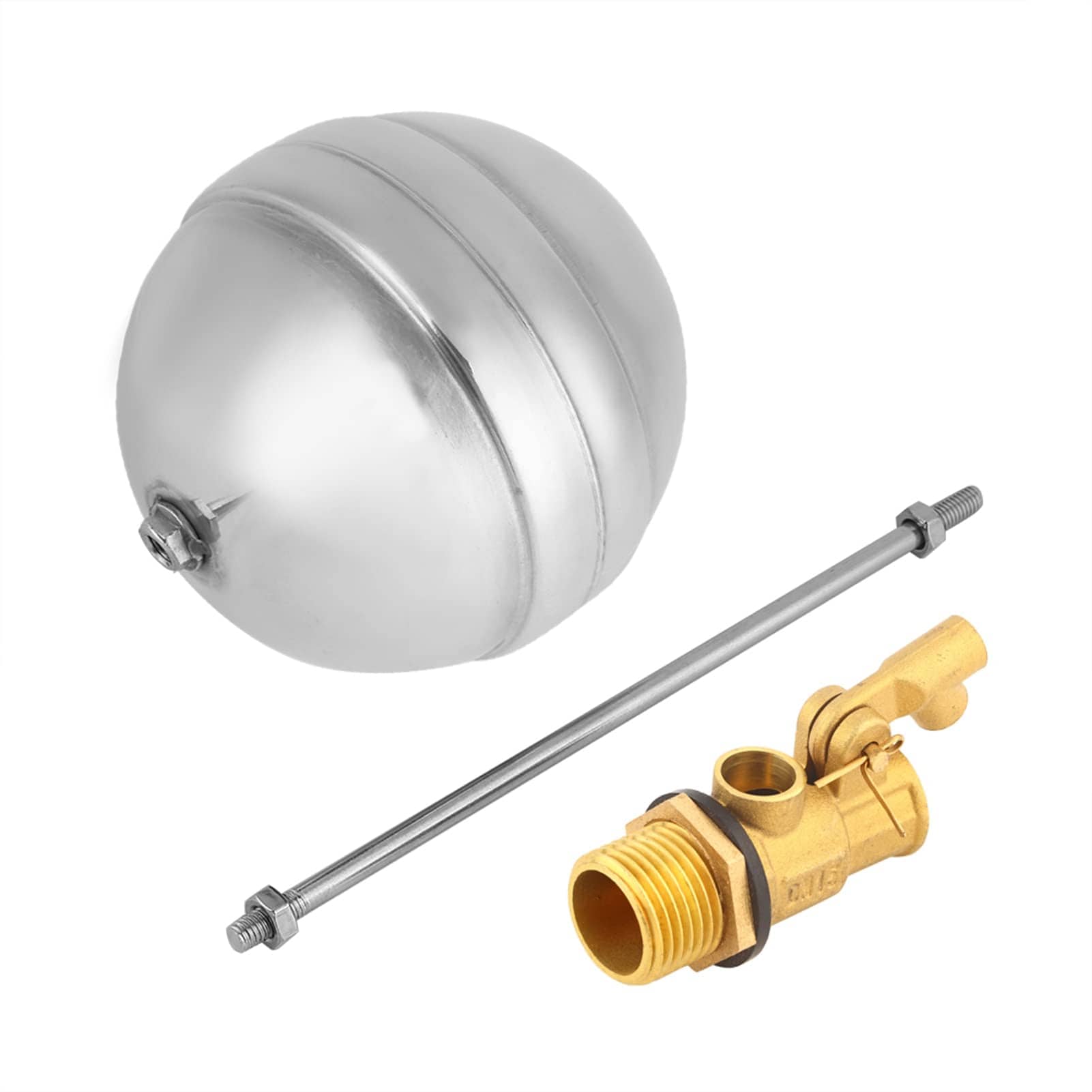 Adrinfly Stainless Steel Float Ball Valve DN15 G1/2 Automatic Water ...