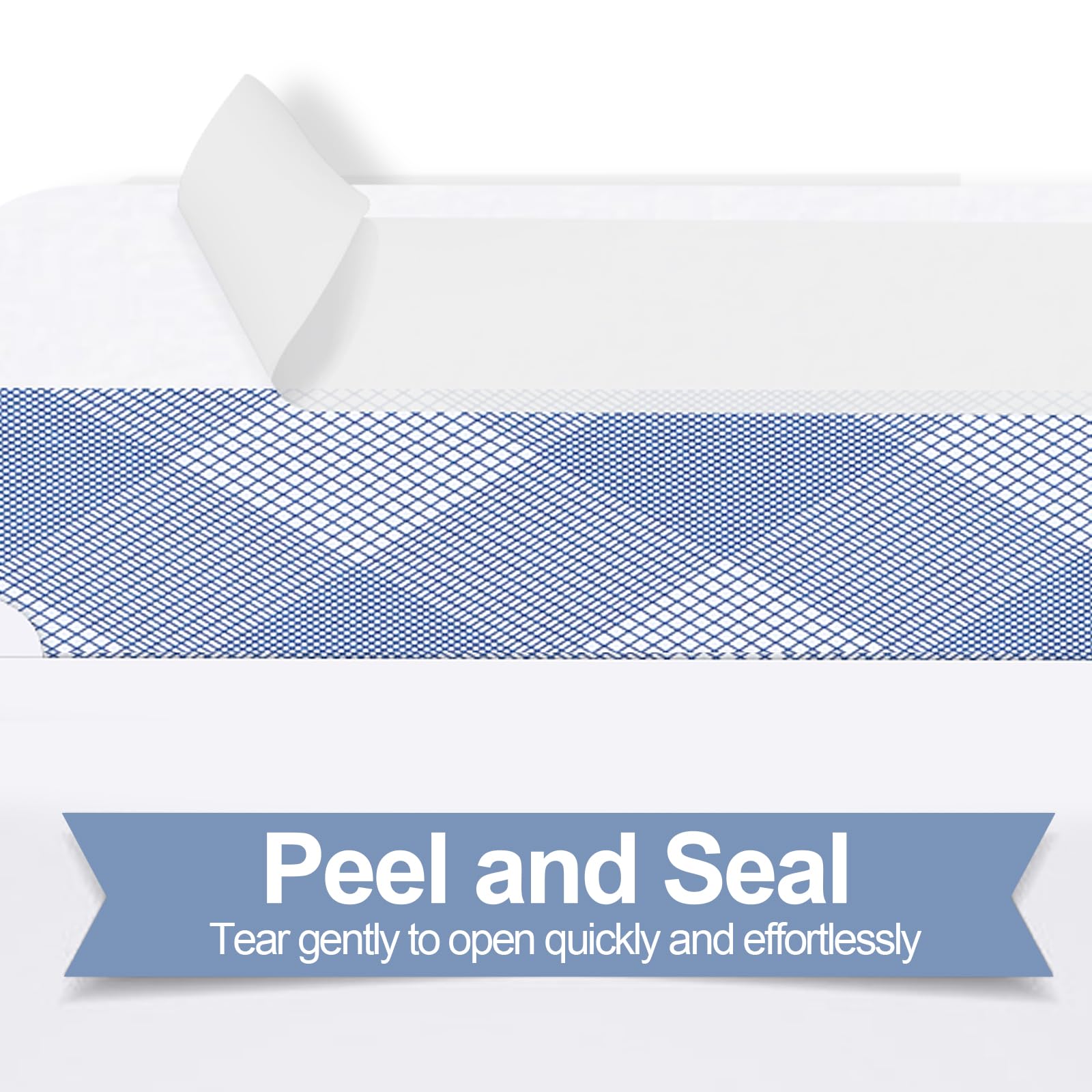 Etokfoks 500 10 Double Window Security Envelopes NO 10 Self Seal Window ...