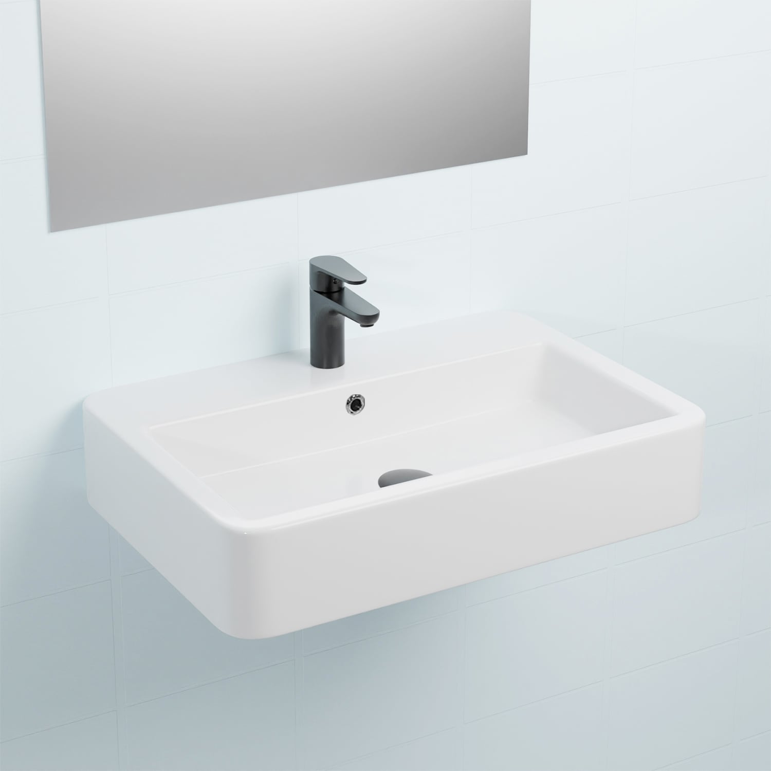 WS Bath Collections CONTOUR 61060 WG Bath-Sink - View #4